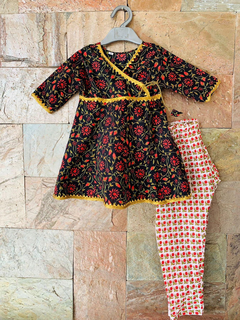 Girls Kurti: Indian Ethnic Wear with Sharara, Lehenga Choli & Angrakha for Kids, Traditional Outfit for Girls