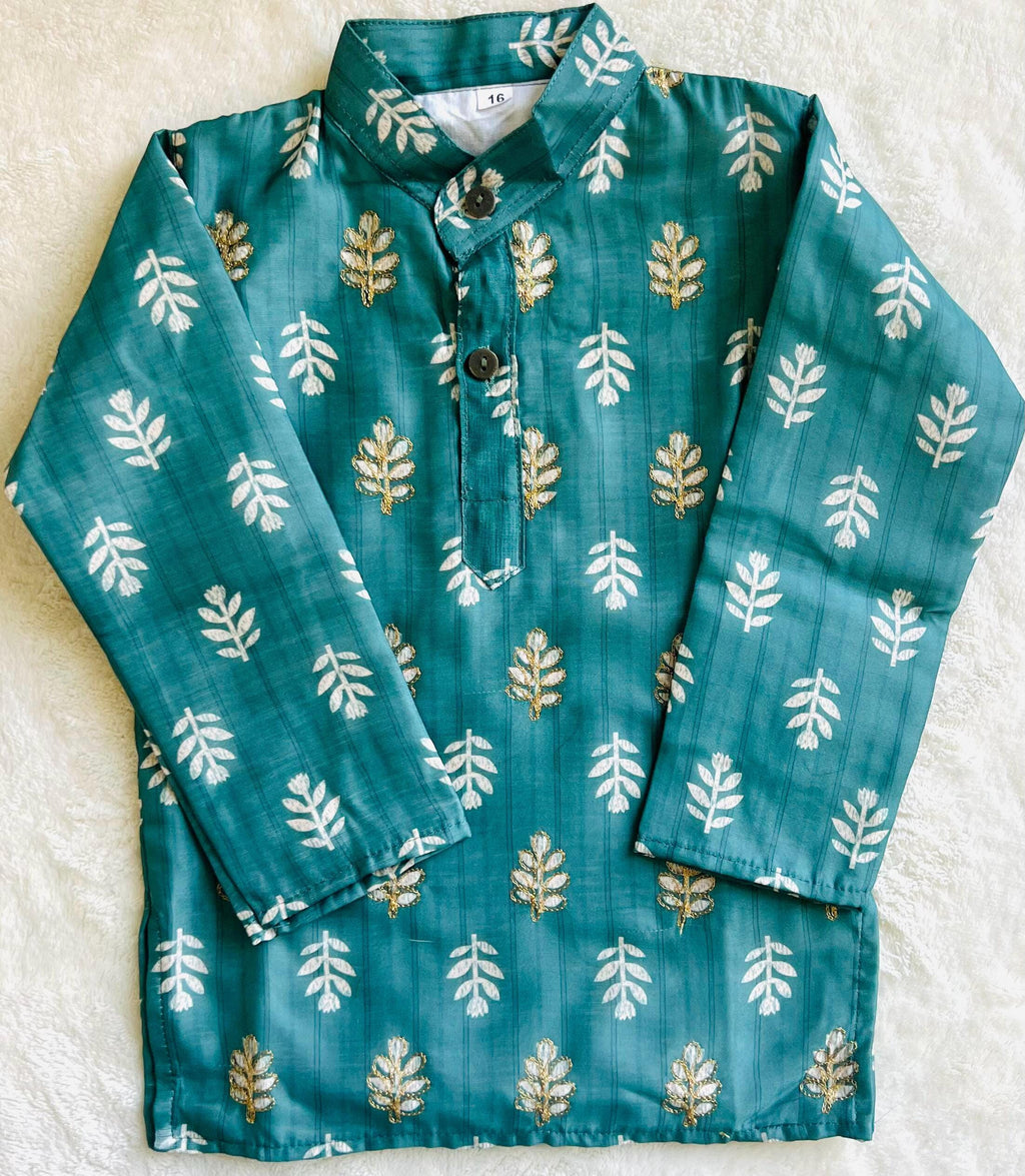 Chanderi Cotton kurta pajama set Kids Indian ethnic wear Boys Traditional Indian Attire for festivals