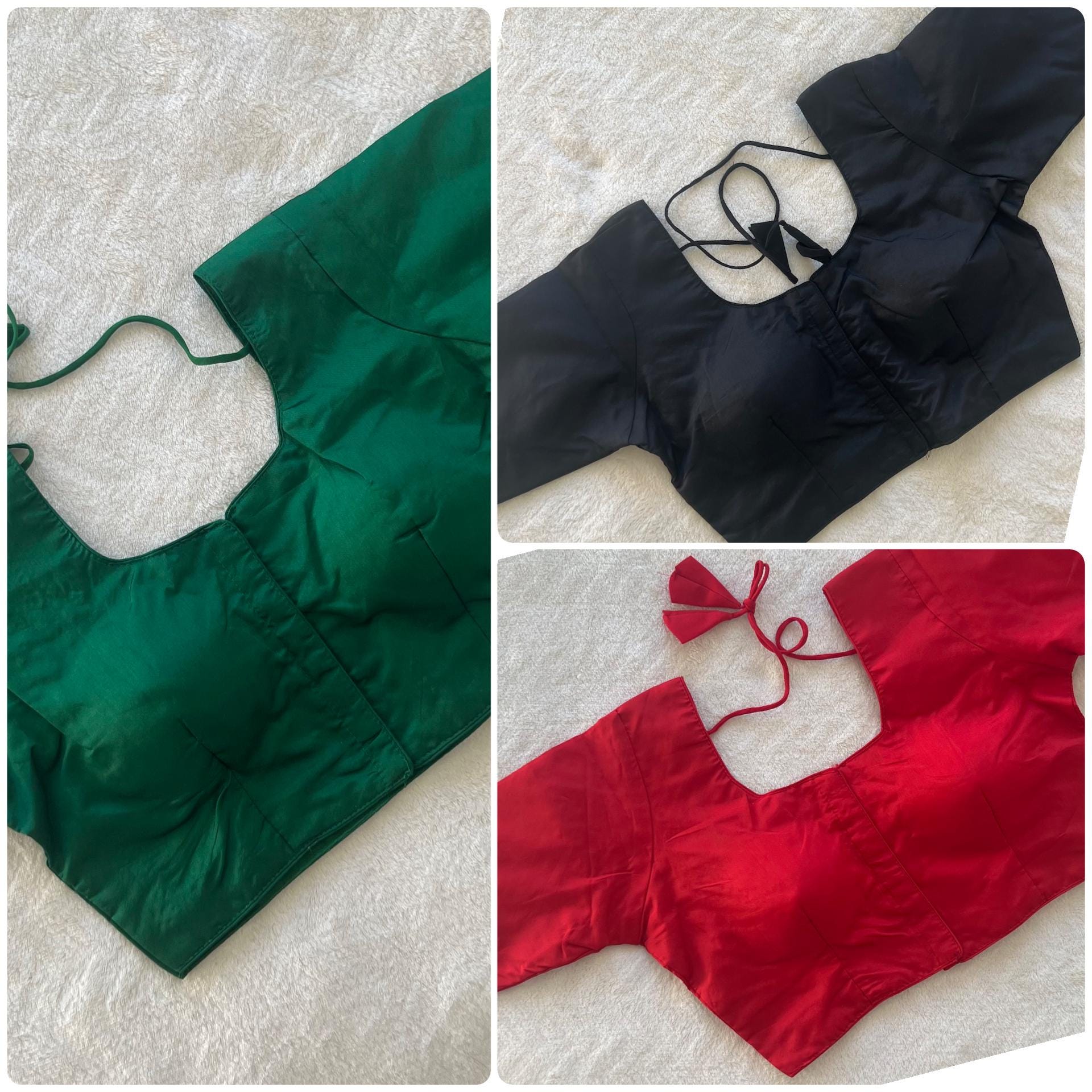 Readymade Blouses for women sarees phantom raw silk Ready to wear blouses Solid Pattern sleeveless blouse for lehenga sari palazzo