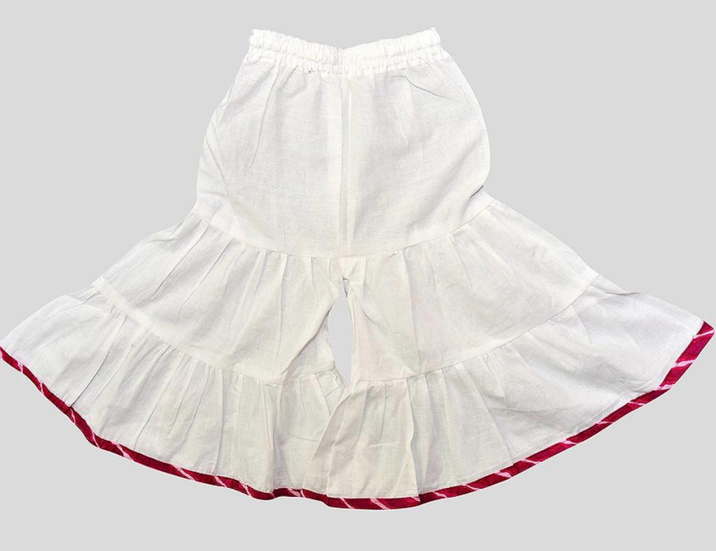 Girl kurti Sharara Set - Kids Traditional Ethnic Wear, Indian Dress for Diwali, Onam, Eid, Sharara salwar Plazo Baby Girl Outfit Sibling set