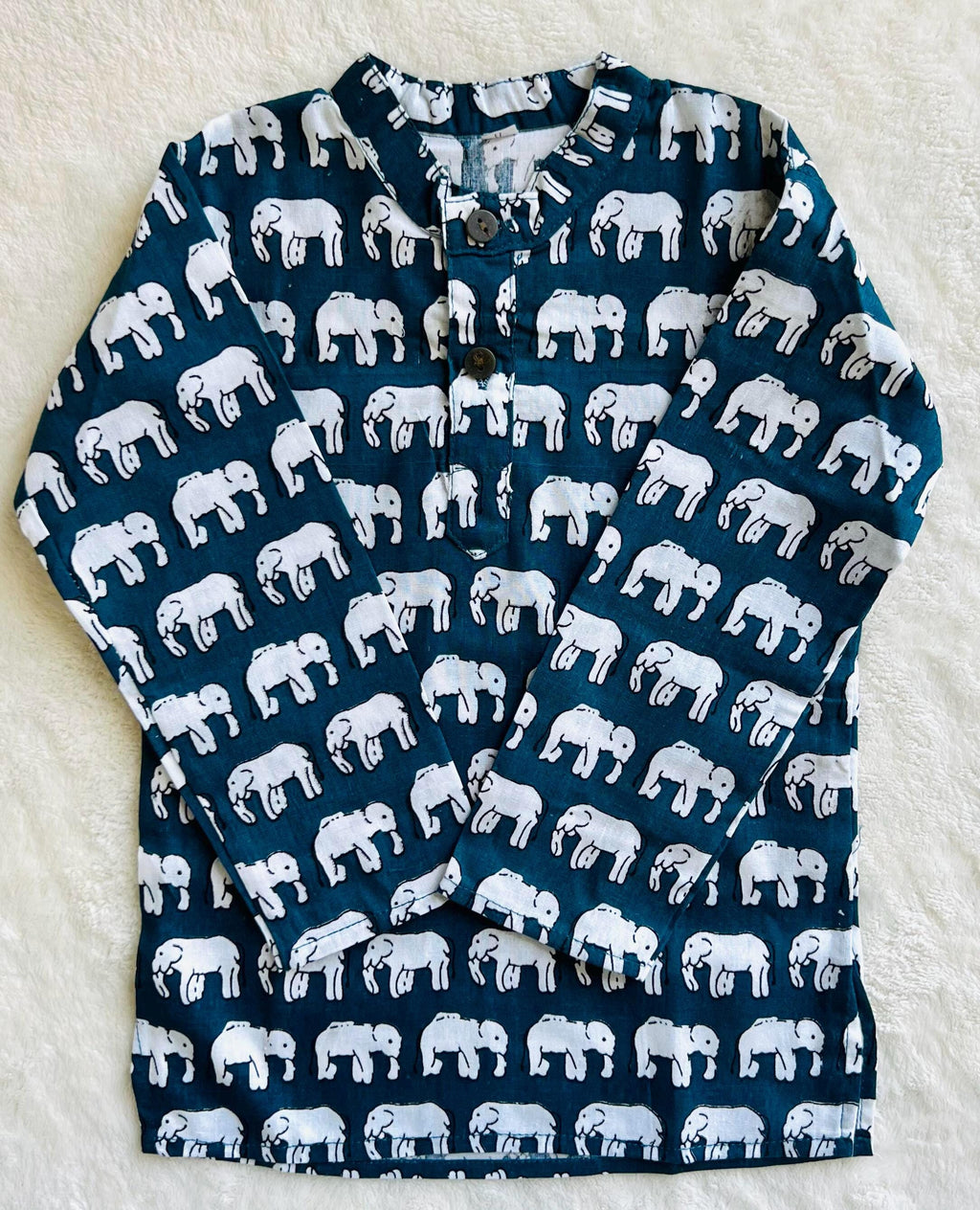 Elephant Print boys kurta pajama Indian Pakistani ethnic wear Toddlers Kurta pant set for Eid Diwali housewarming Wedding