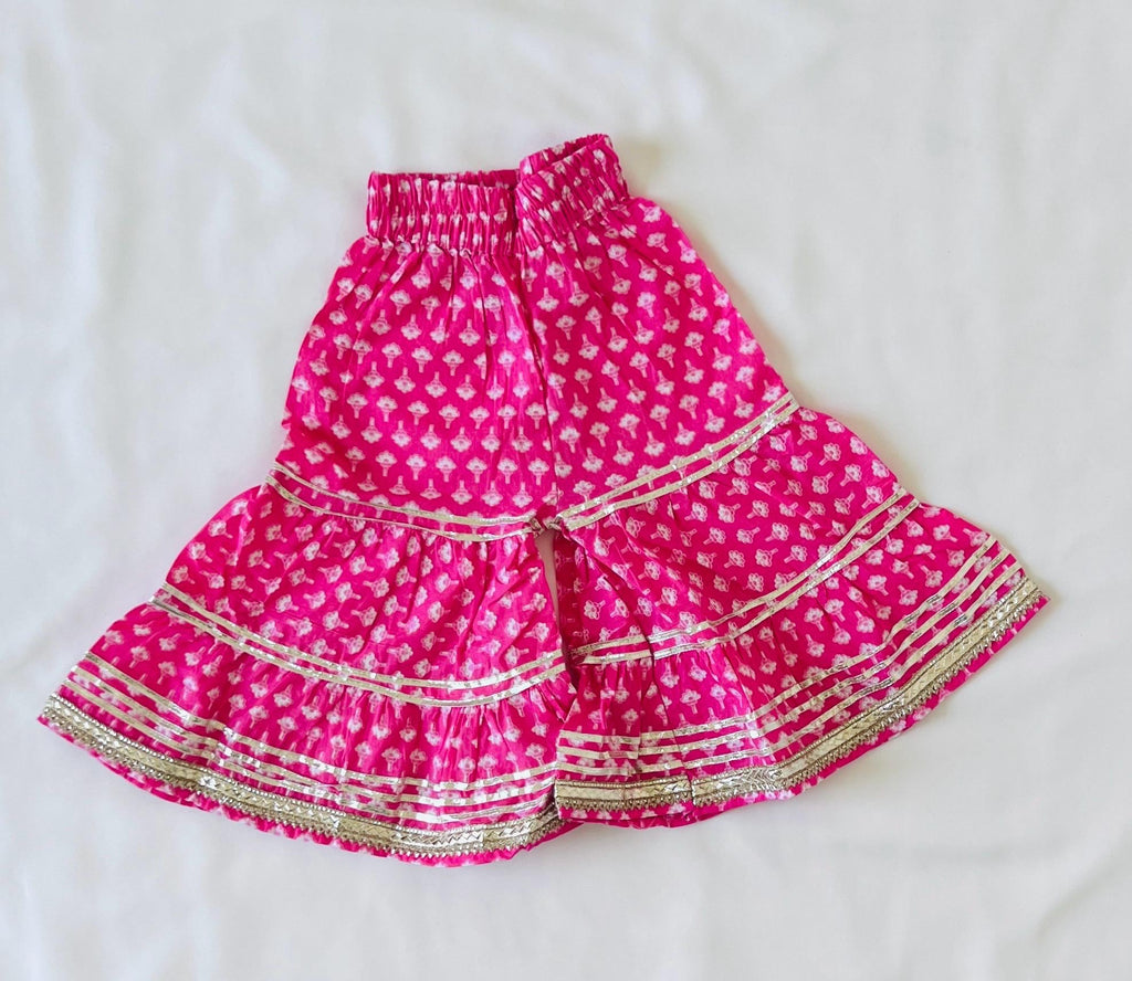 Baby Girl Sharara Salwar Suit Indian Dress Kids Kurti Sharara Outfit Traditional Ethnic Wear for Girls & Women