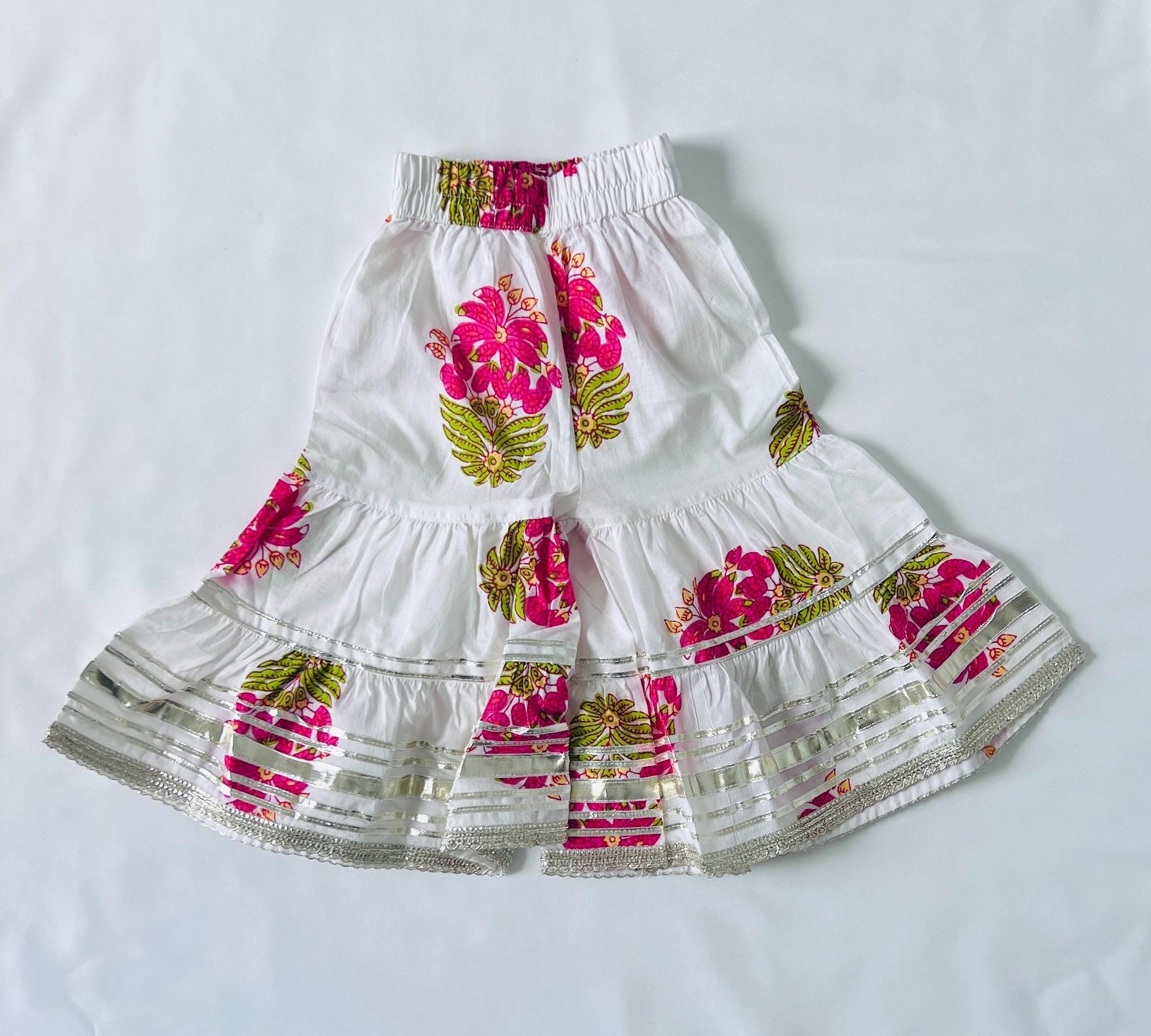 Girls Kalidar Kurti Sharara Set for Kids - Indian Ethnic Outfit, Traditional Party Dress, Festival Wear, Comfortable & Stylish