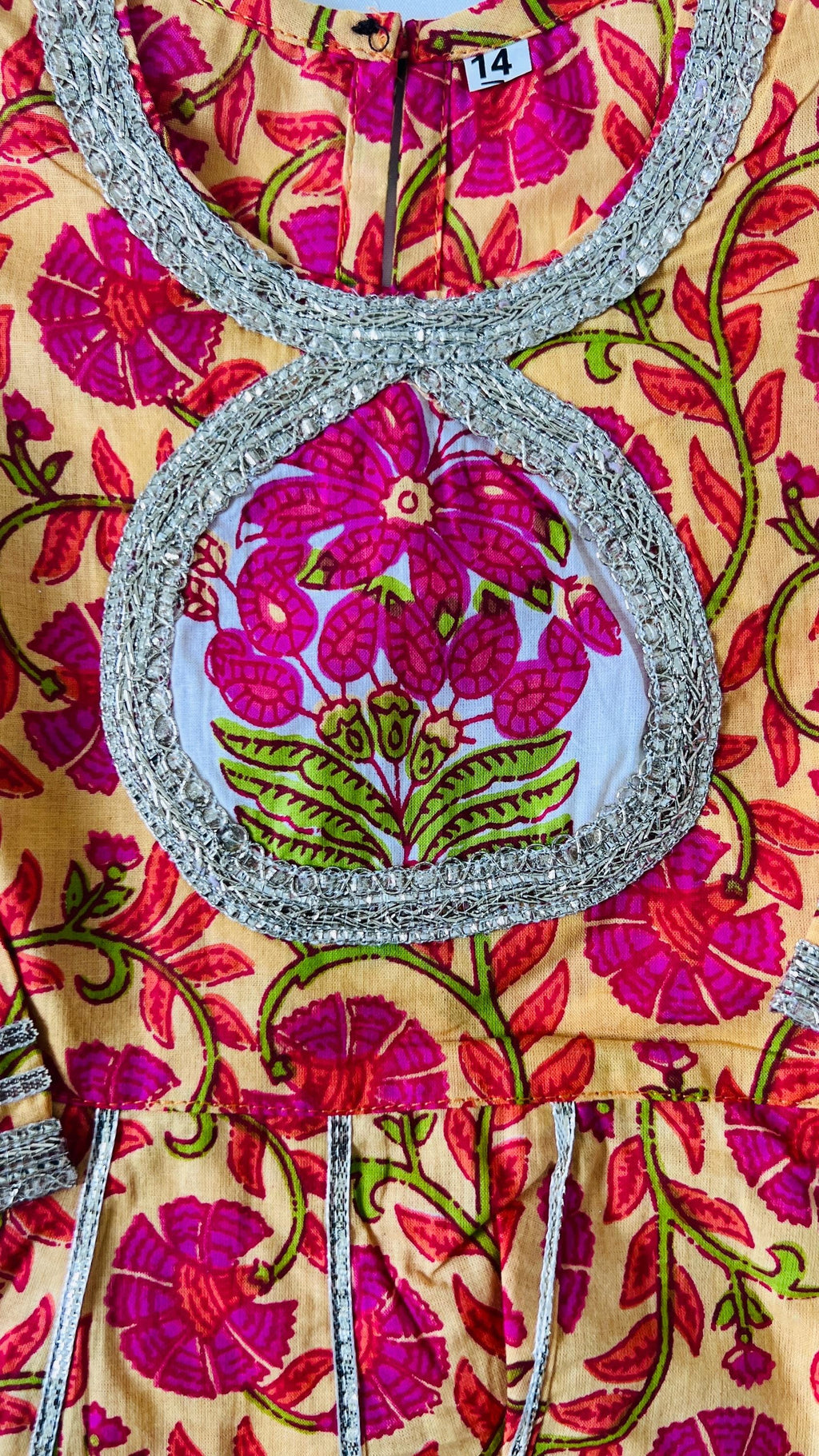 Girls Kalidar Kurti Sharara Set for Kids - Indian Ethnic Outfit, Traditional Party Dress, Festival Wear, Comfortable & Stylish