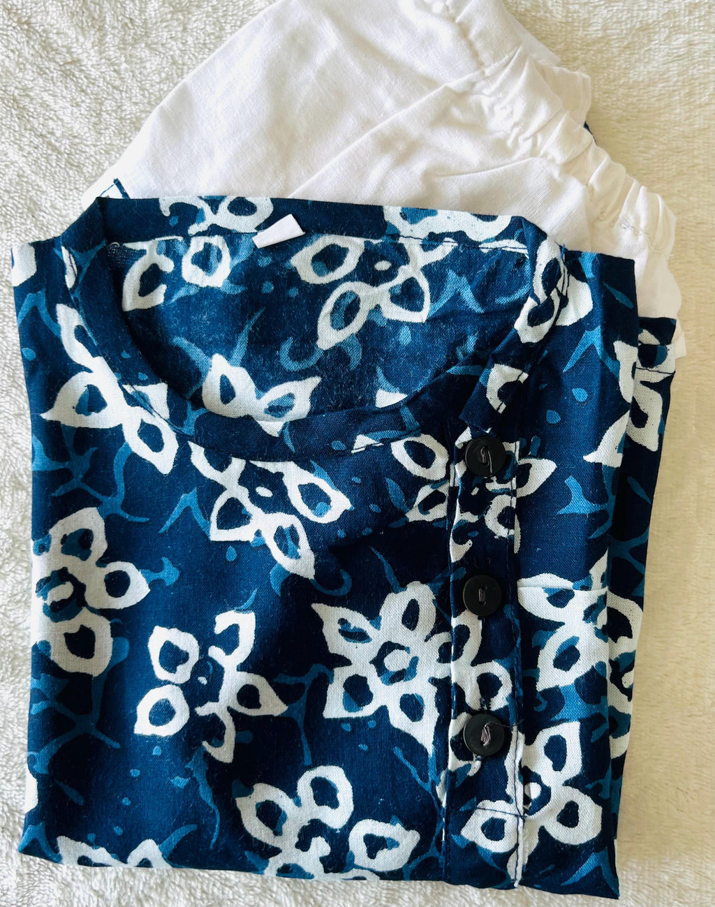 Baby Dhoti Kurta for Toddlers Indigo Print Boys Indian Wear Kids Ethnic Outfit Boys dhoti Kurta