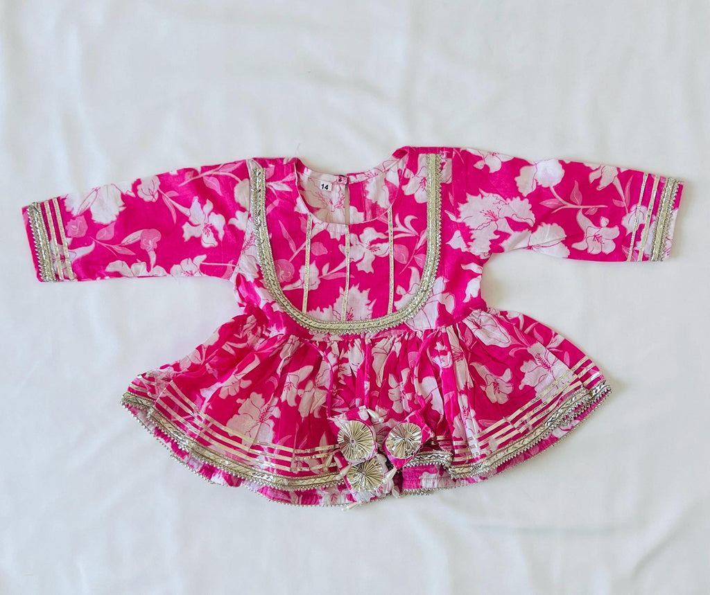 Baby Girl Sharara Salwar Suit Indian Dress Kids Kurti Sharara Outfit Traditional Ethnic Wear for Girls & Women