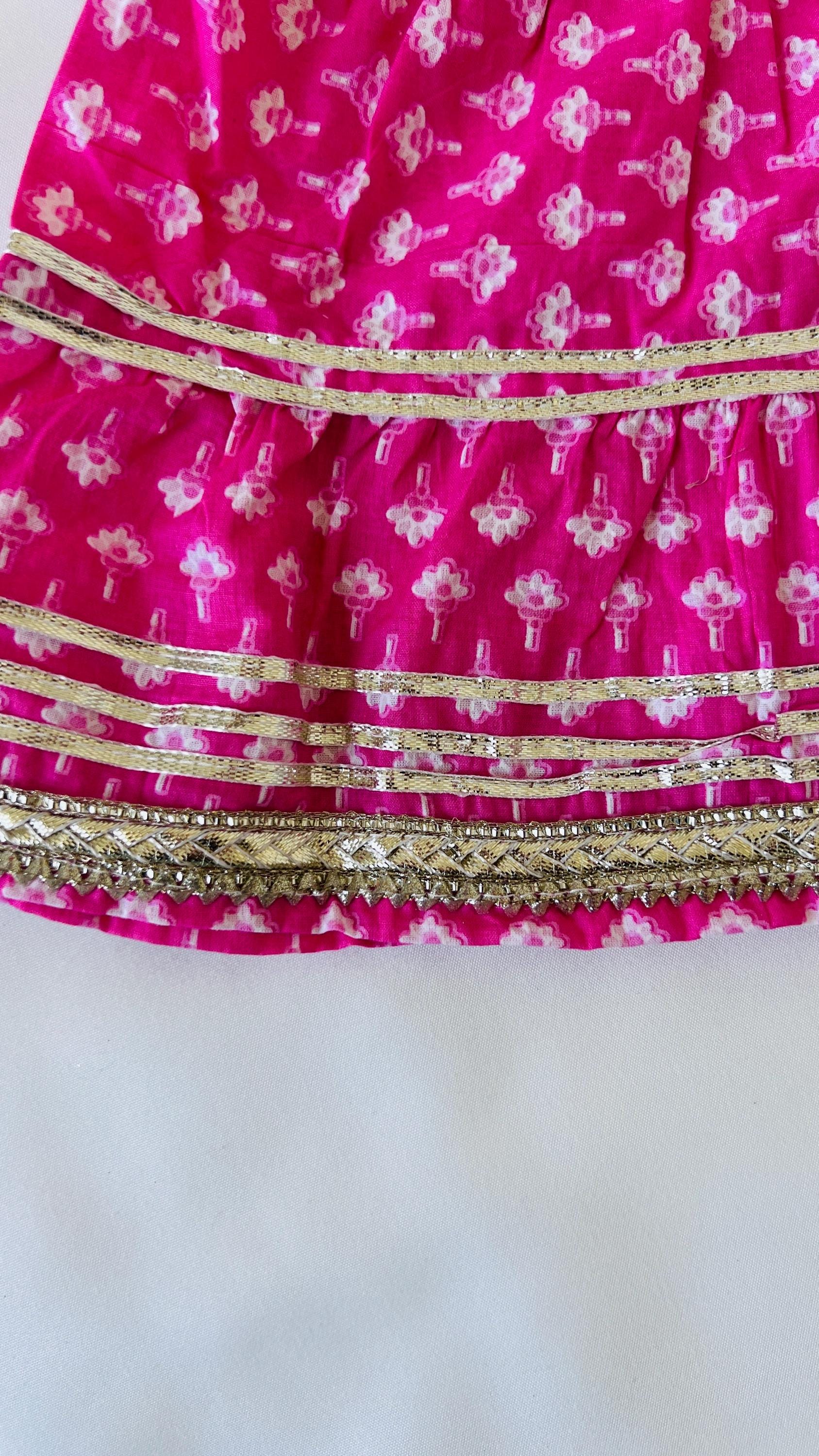 Baby Girl Sharara Salwar Suit Indian Dress Kids Kurti Sharara Outfit Traditional Ethnic Wear for Girls & Women