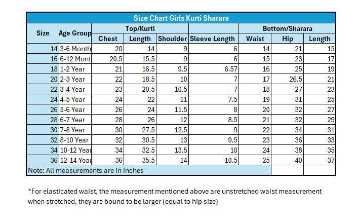 Girls Patola Print Kurti Sharara Set for Kids, Ethnic Indian Traditional Outfit, Festive Wear, Cotton sharara dress