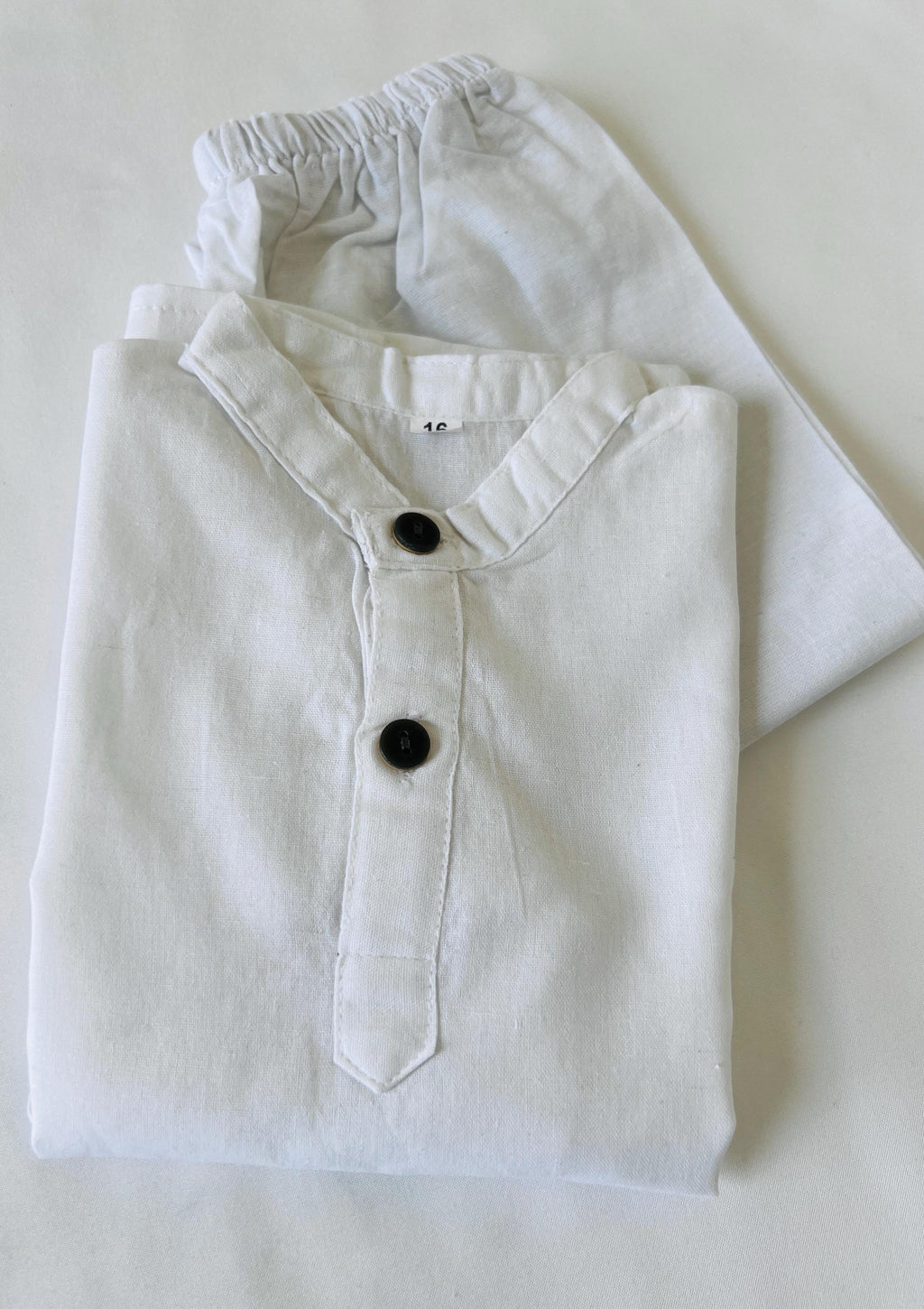 White Kurta Pajama for Boys & Men, Traditional Ethnic Outfit, White Kurta Pant Set, Festival Wear