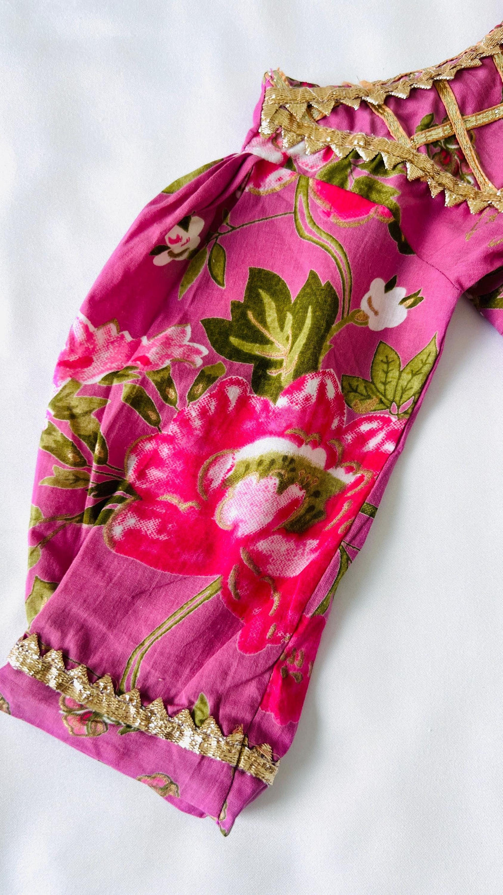 Floral print girls kurti palazzo pants Ethnic Outfit kids Salwar Kameez