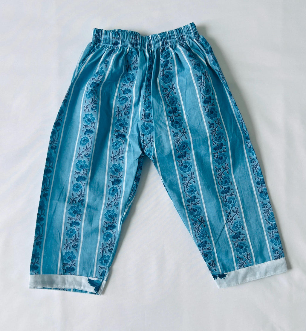 Girls Kurti set Indian dress Kids Salwar kameez cotton floral printed kurta pant set Indian ethnic wear Girls festival outfit Sibling set