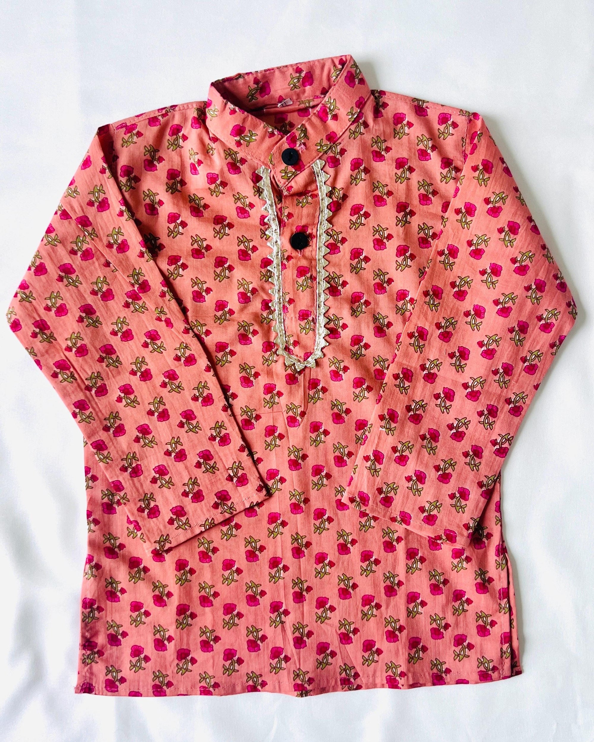 Kids Kurta pajama Indian dress for wedding & Festivities, Baby boy kurta pajama Cotton ethnic outfit for Children Twining set Sibling set