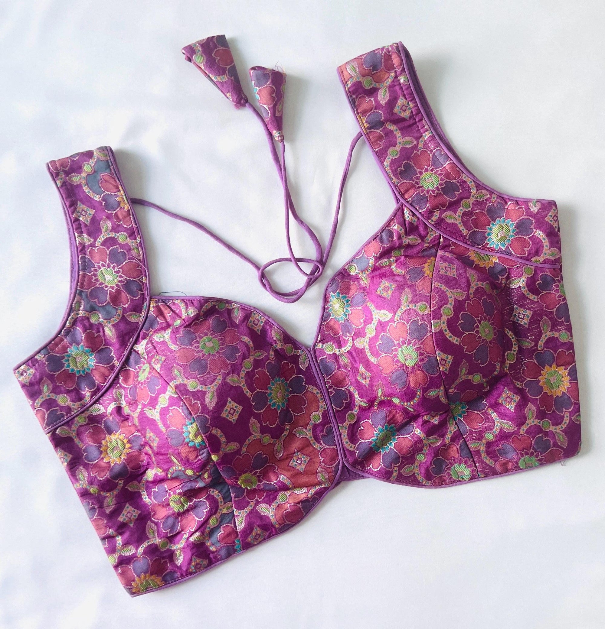 Designer Women's Blouse for Saree & Lehenga, Handmade Stitched Bollywood Choli, Ethnic Crop Top, Ready to Wear blouse Palazzo Top