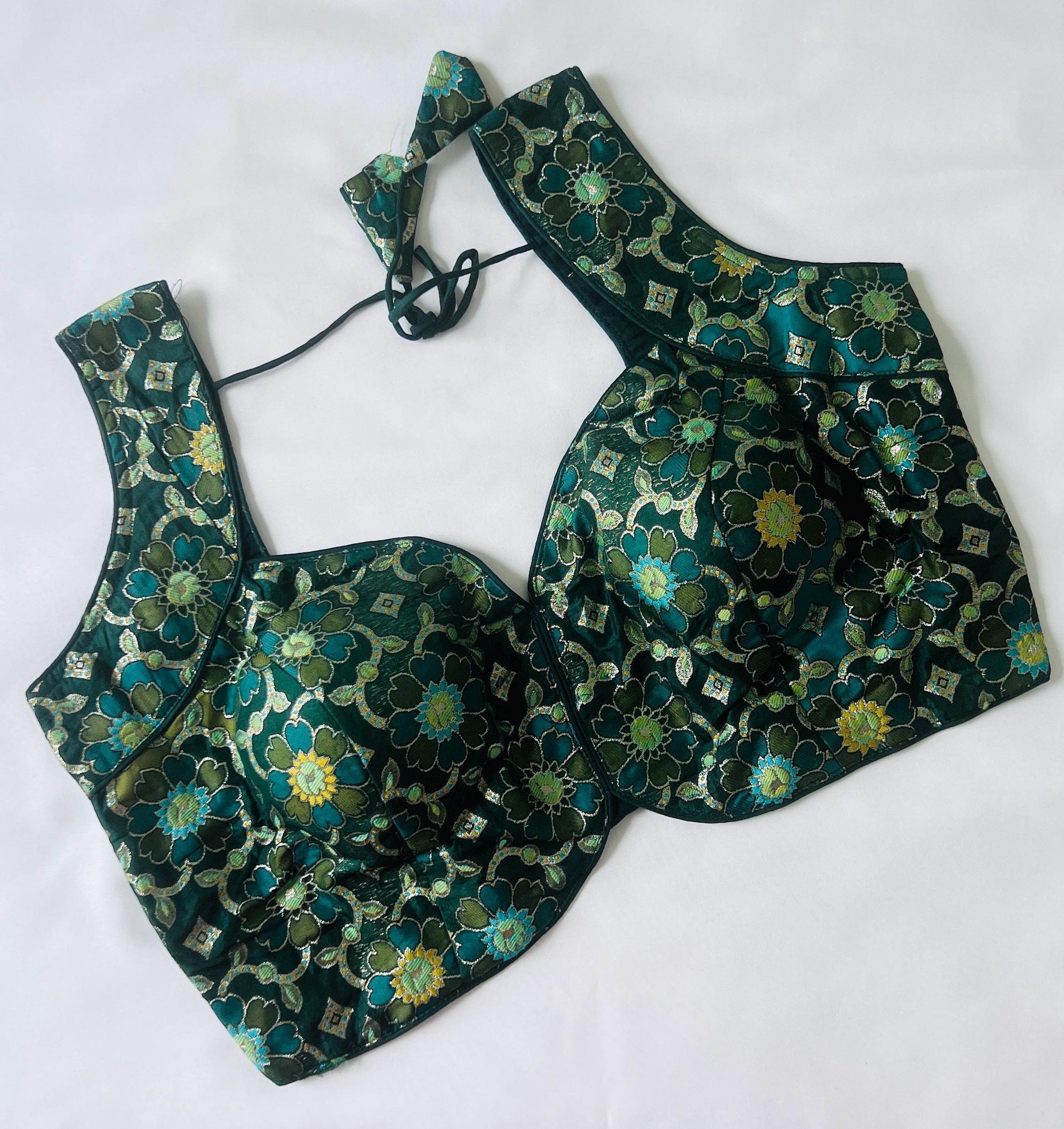 Designer Women's Blouse for Saree & Lehenga, Handmade Stitched Bollywood Choli, Ethnic Crop Top, Ready to Wear blouse Palazzo Top