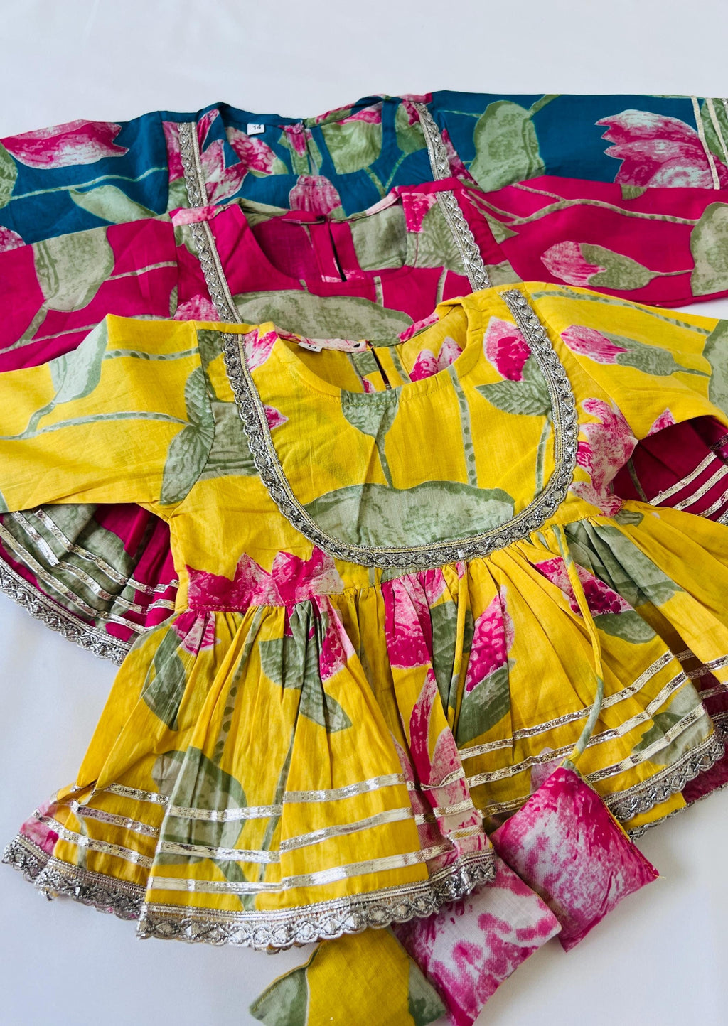 Girls Kurti sharara 3 piece suit for kids toddlers salwar kameez with dupatta Indian Pakistani suit Ethnic Wear  Salwar suit Palazzo