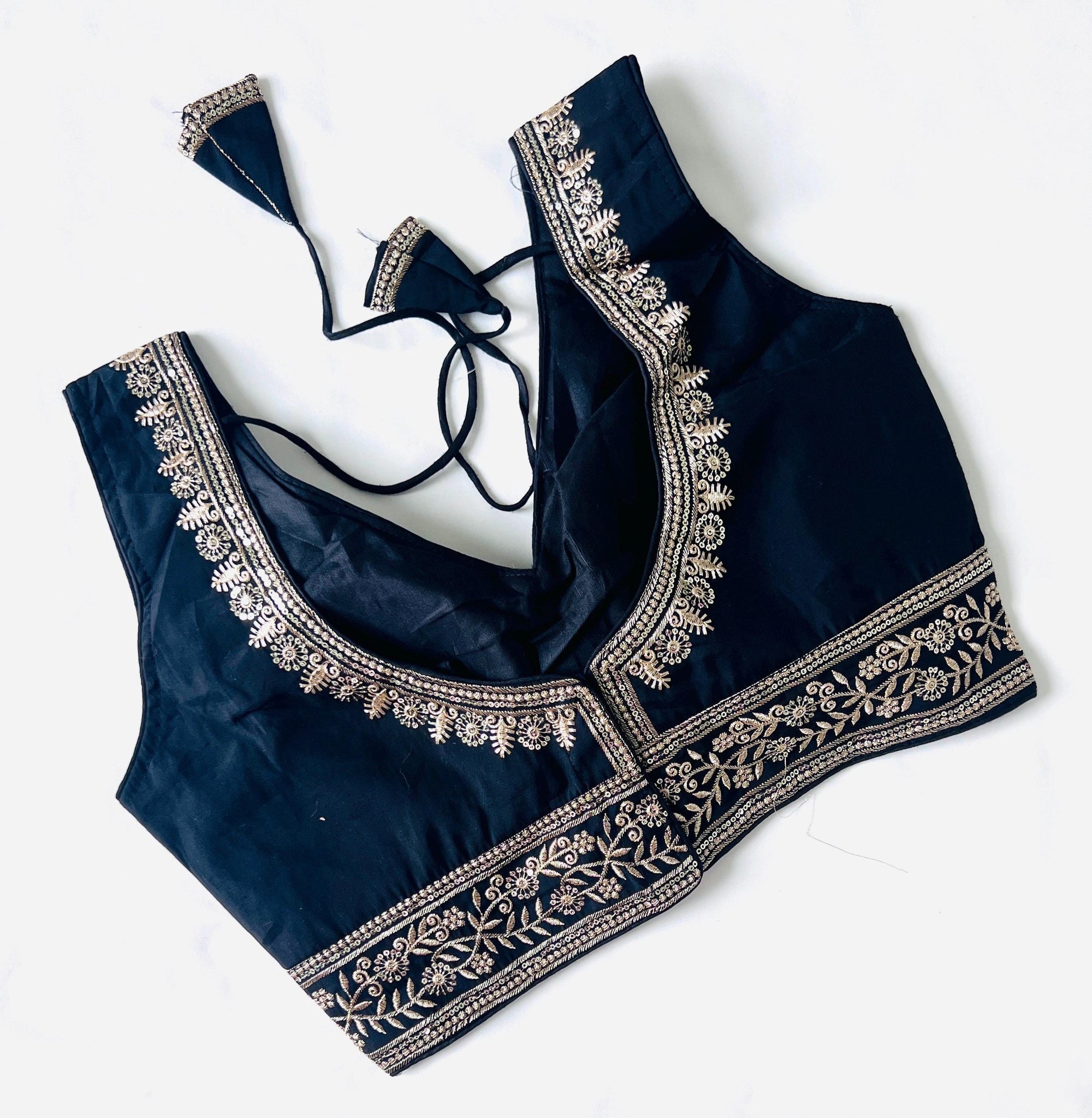 Readymade Blouse for Women Silk Saree Blouse Indian Choli Top Ethnic Crop Top for Wedding & Festive Wear Sari Top