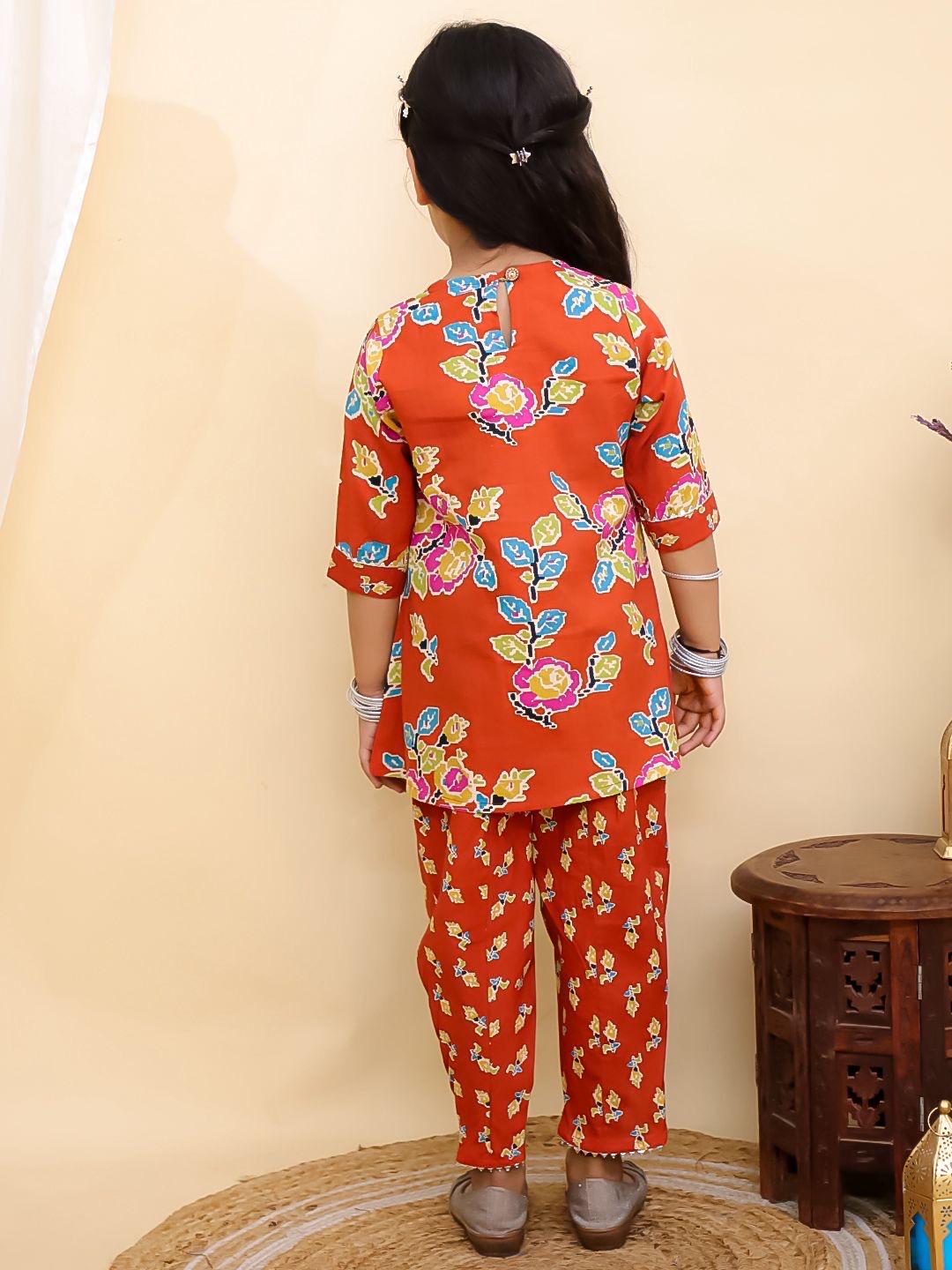 Girls dhoti kurta set for Diwali, Wedding and festivities Stylish traditional dress kids Indian dress Brother Sister set