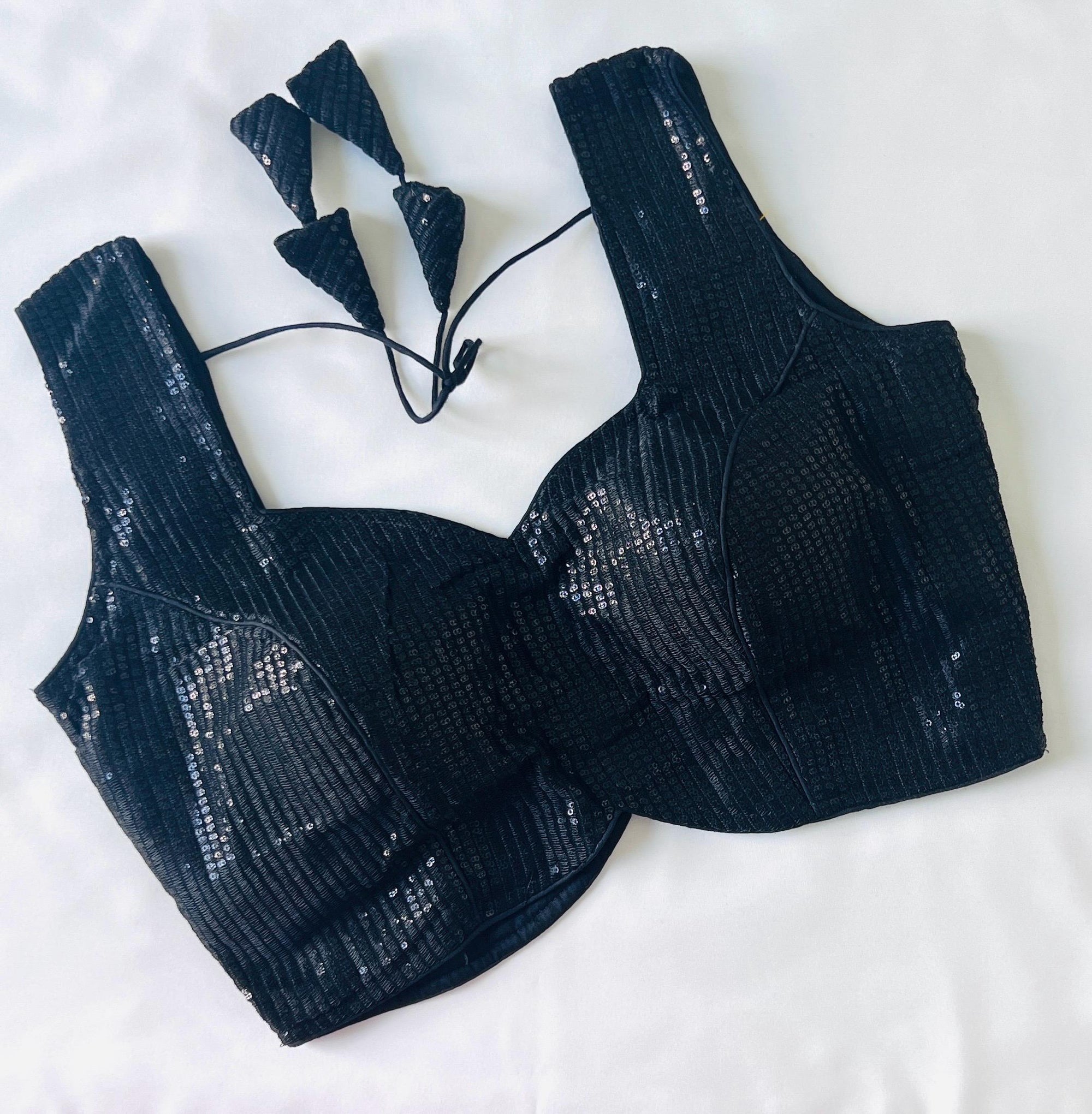 Golden Saree blouse for women Black party wear Ready to wear blouse Saree top for Indian wedding blouse for lehenga Black Blouse saree