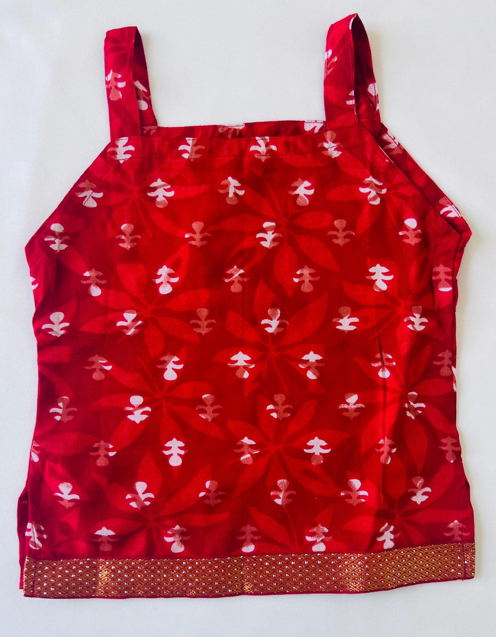 Girls skirt top set two piece summer outfit perfect for gifting Girls 3-4 Year old Indian ethnic dress Indigo color 3 year old skirt top