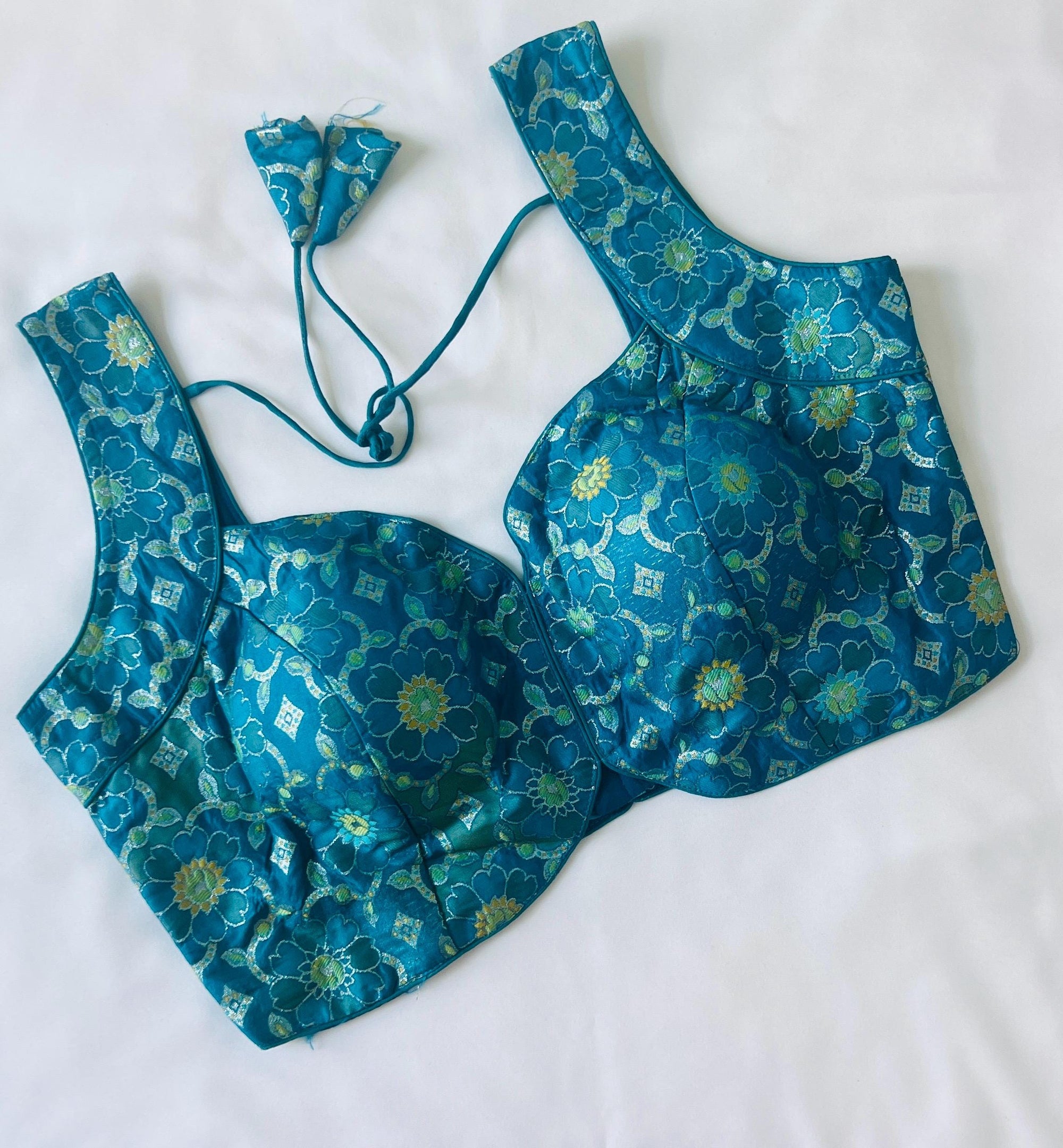 Designer Women's Blouse for Saree & Lehenga, Handmade Stitched Bollywood Choli, Ethnic Crop Top, Ready to Wear blouse Palazzo Top