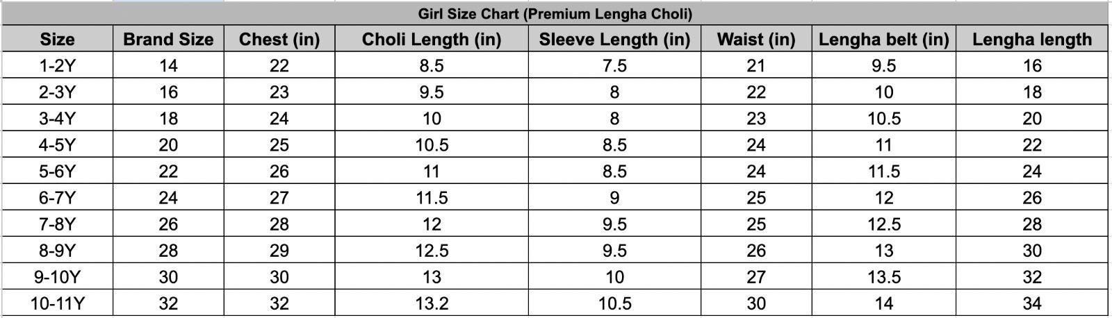 Girls Lehenga Choli Set for Kids - Indian Ethnic Wear Festival Dress, Traditional Party Outfit, Comfortable & Stylish