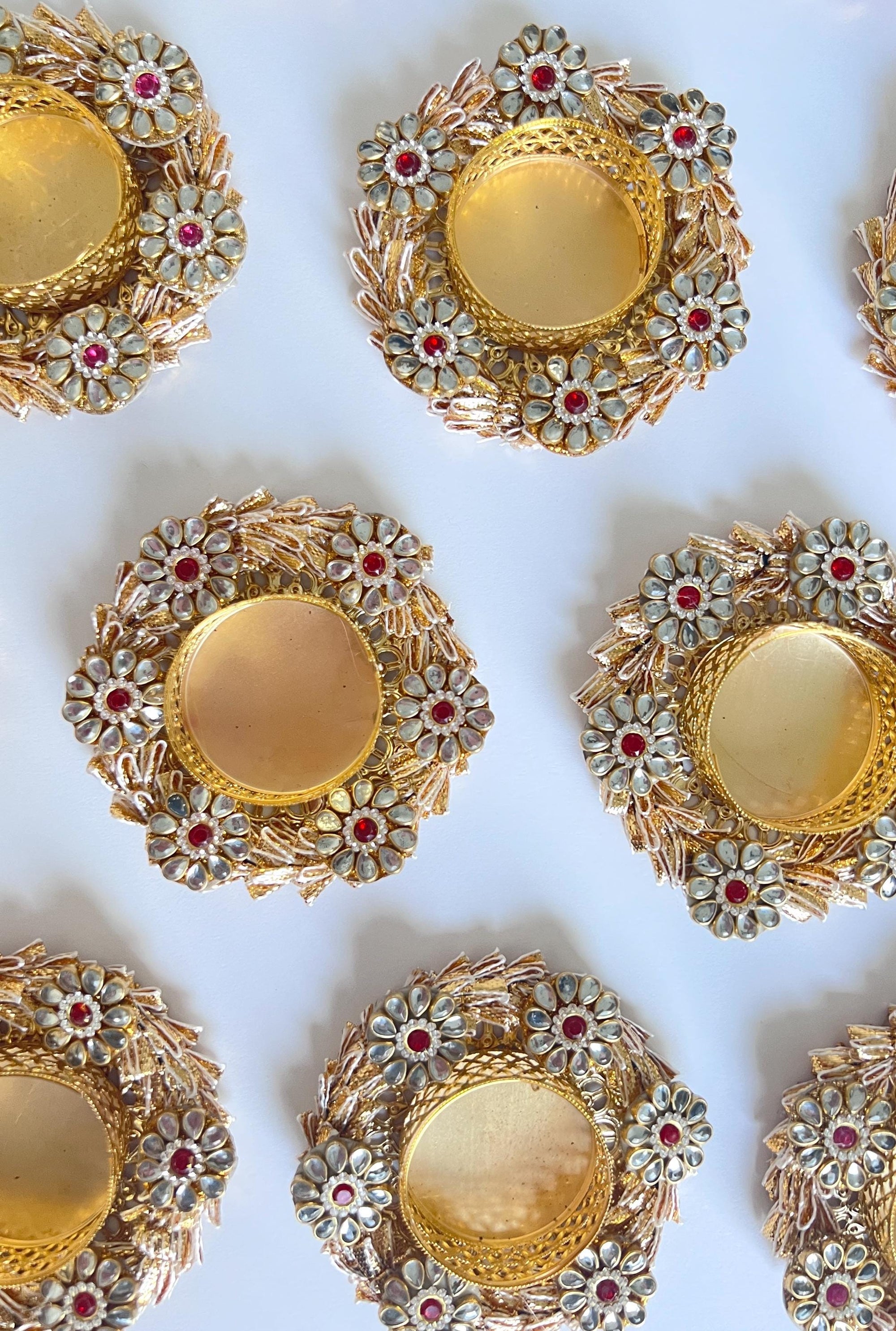 Tea light candle holder for Diwali decoration, T light holder for decorating Mandir, pooja, Temple, Indian Return Gift for Housewarming