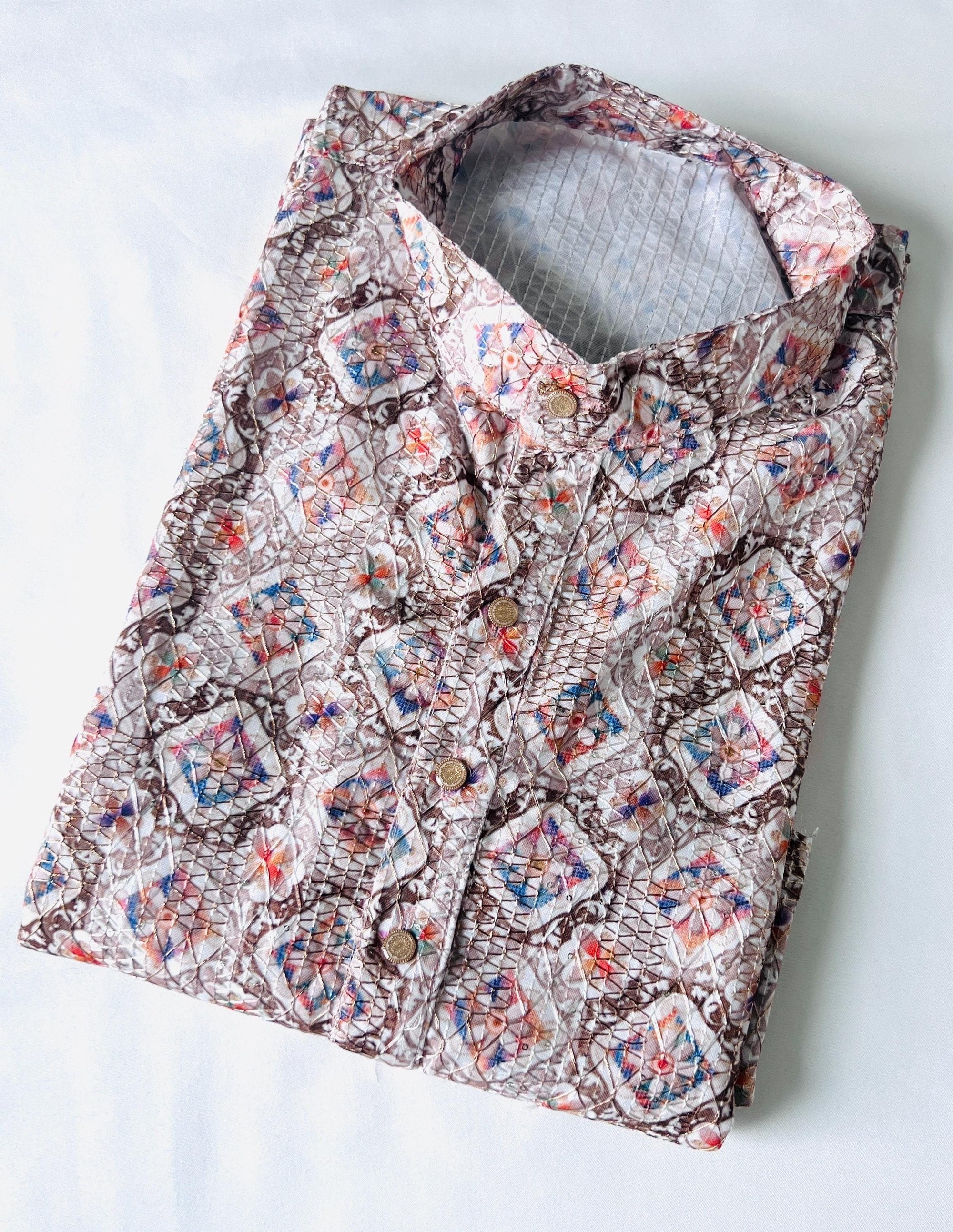 Mens Kurta Indian Ethnic Wear for Men Cotton Kurta Pajama Set Wedding Outfit Festive Wear Diwali Eid Outfit Men's White Kurta Digital print