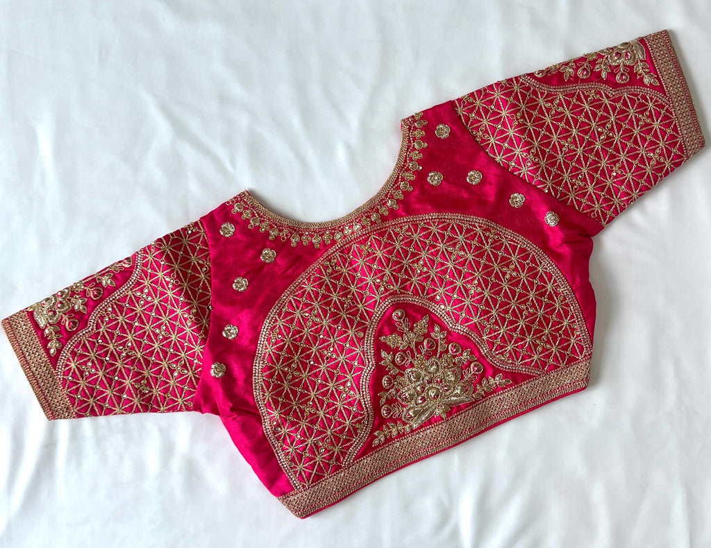 Readymade Blouse for sarees embroidery work blouse for Lehenga and half saree designer blouse