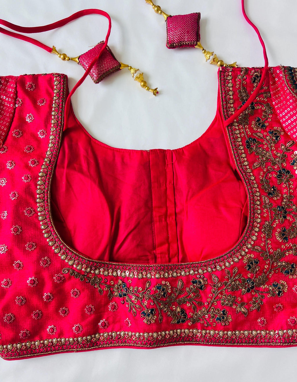 Readymade Blouse for sarees embroidery work blouse for Lehenga and half saree designer blouse