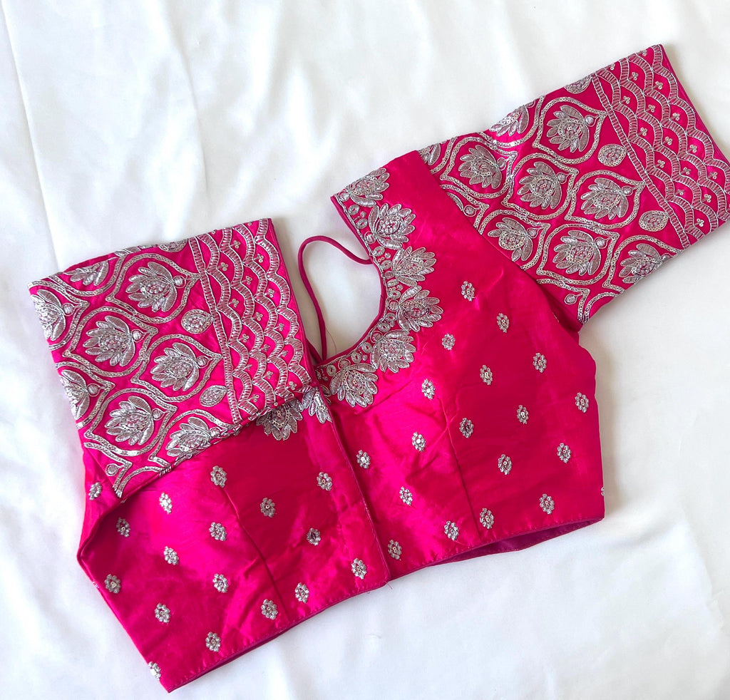 Readymade Blouse for sarees embroidery work blouse for Lehenga and half saree designer blouse