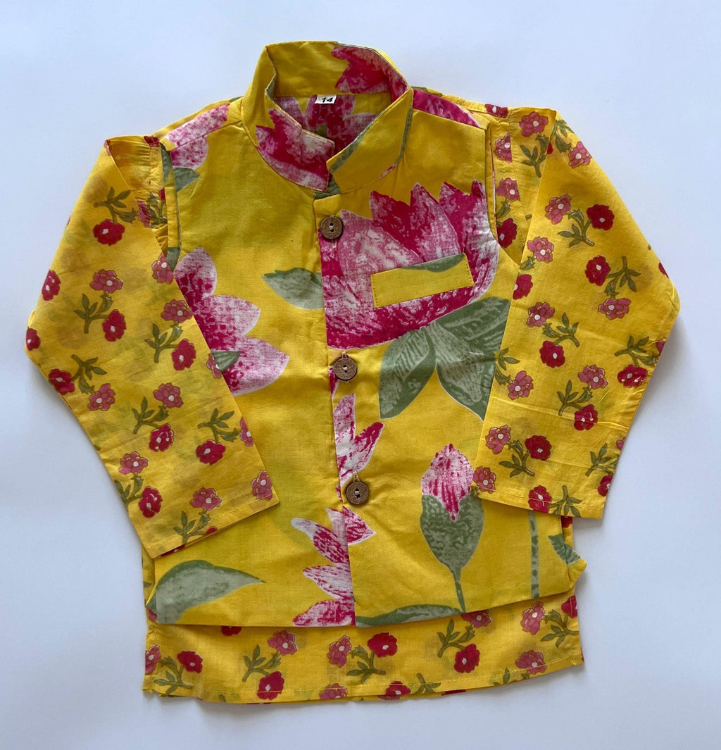 Boys Kurta Pajama with Modi Jacket Kids Indian Ethnic Wear Traditional Outfit for Wedding, Festival, Diwali, Baby Kurta with Nehru jacket