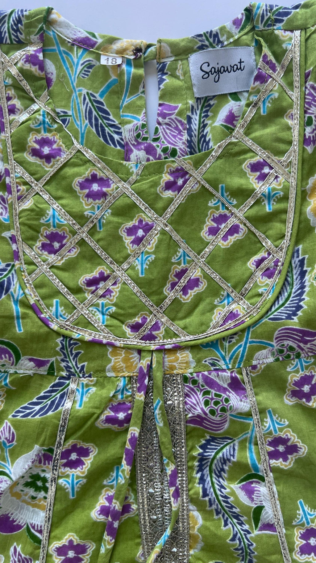 Girls Cotton Salwar Kameez with Afghani Pants Indian Outfit for Girls Traditional Ethnic Suit for Kids Comfortable Festive Wear Diwali Eid