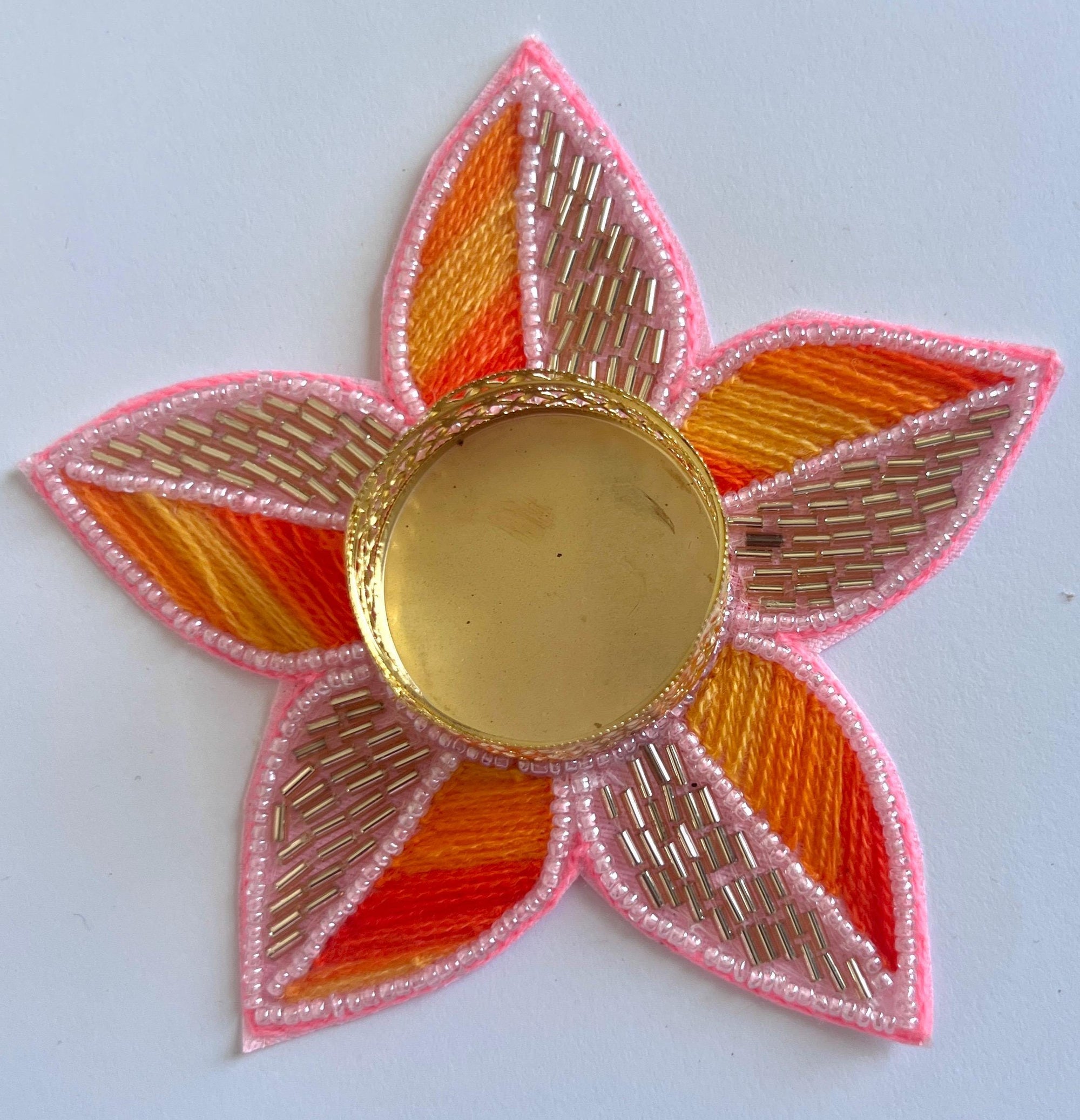 Tea light candle holder for Diwali decoration, T light holder for decorating Mandir, pooja, Temple, Indian Return Gift for Housewarming