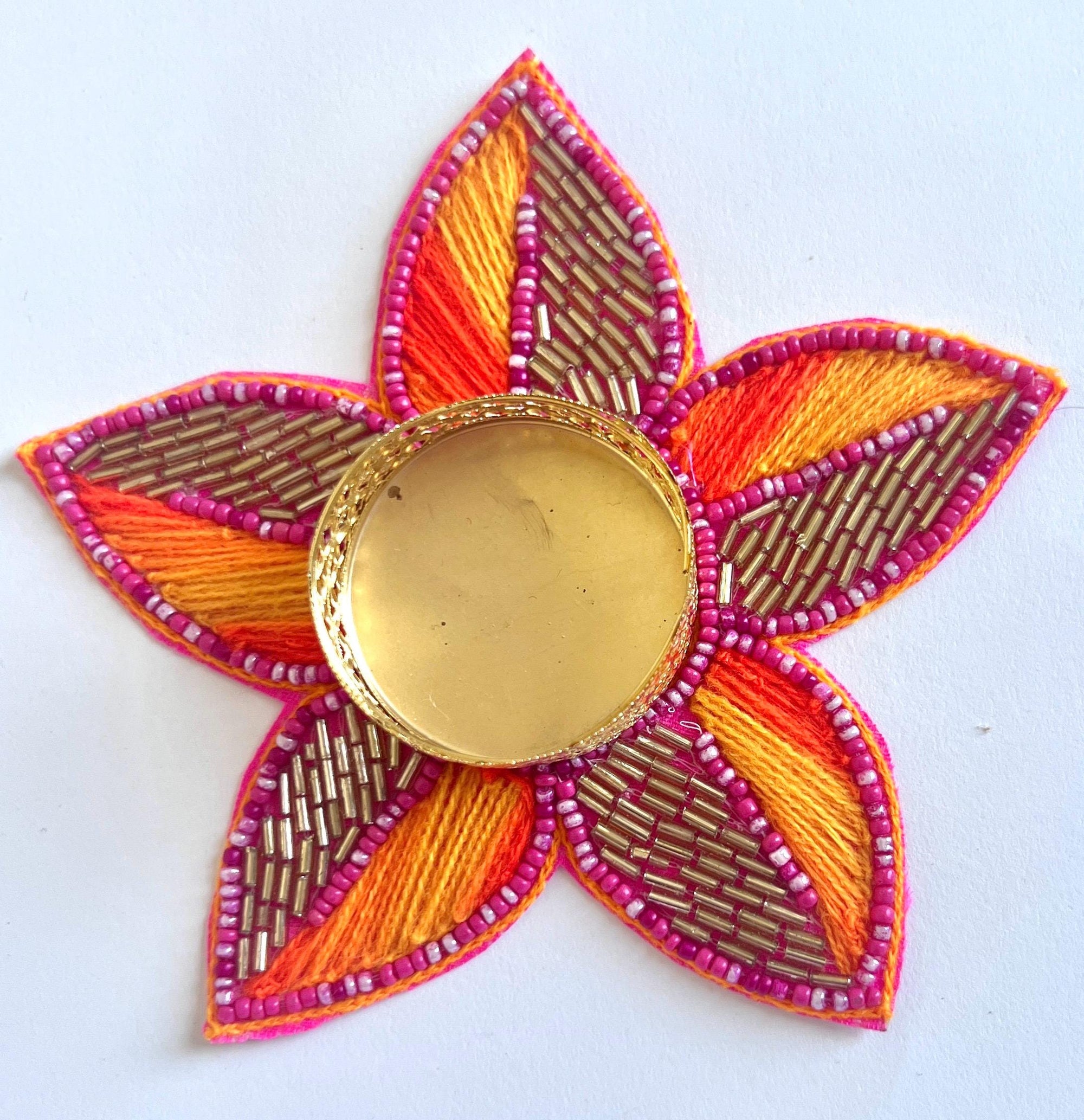 Tea light candle holder for Diwali decoration, T light holder for decorating Mandir, pooja, Temple, Indian Return Gift for Housewarming