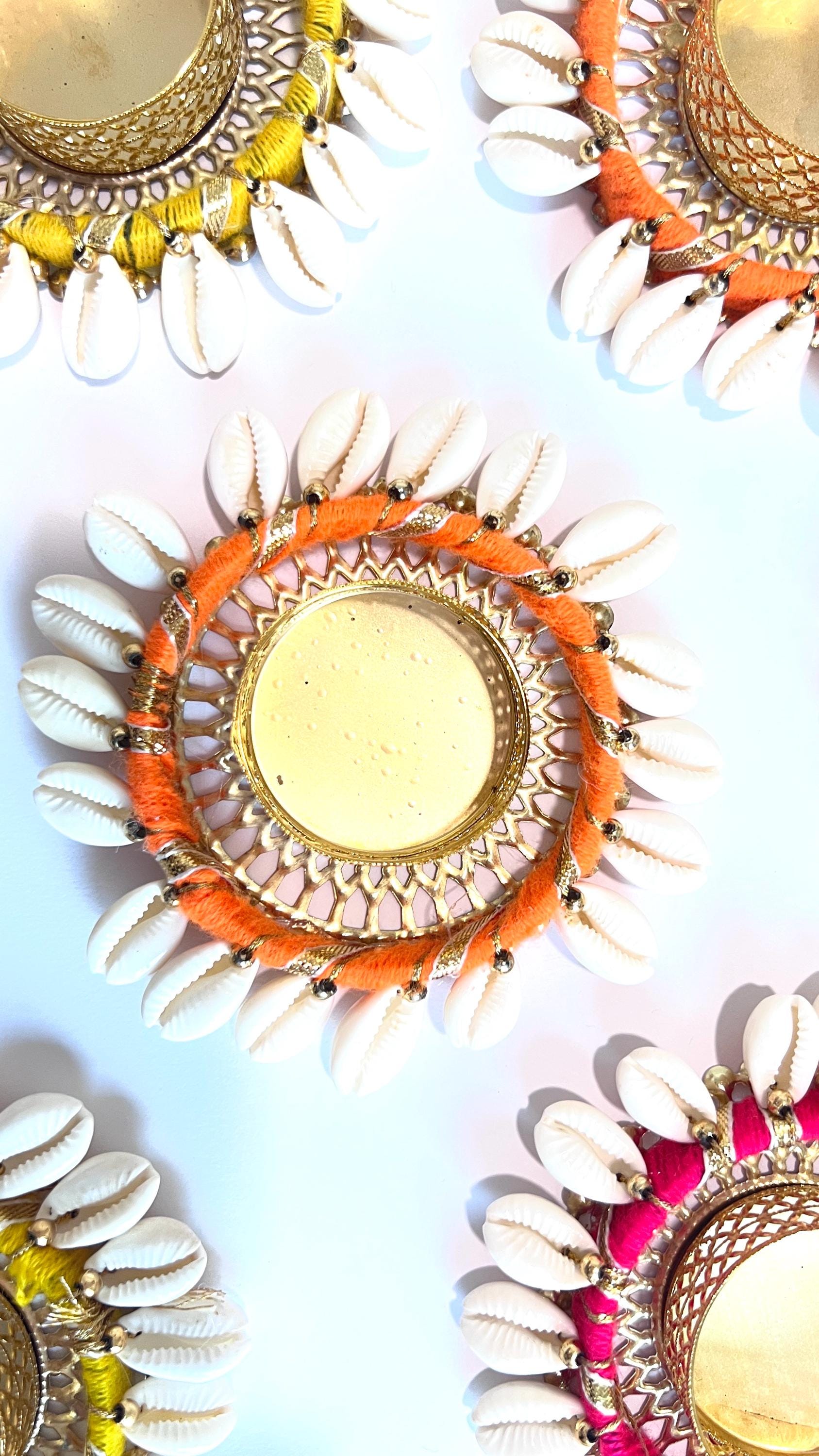 Diwali Tealight Holders Diwali Home Decor Office Decor Festive Diyas Return gifts foe Diwali, Party, Housewarming and Pooja, Puja Essential