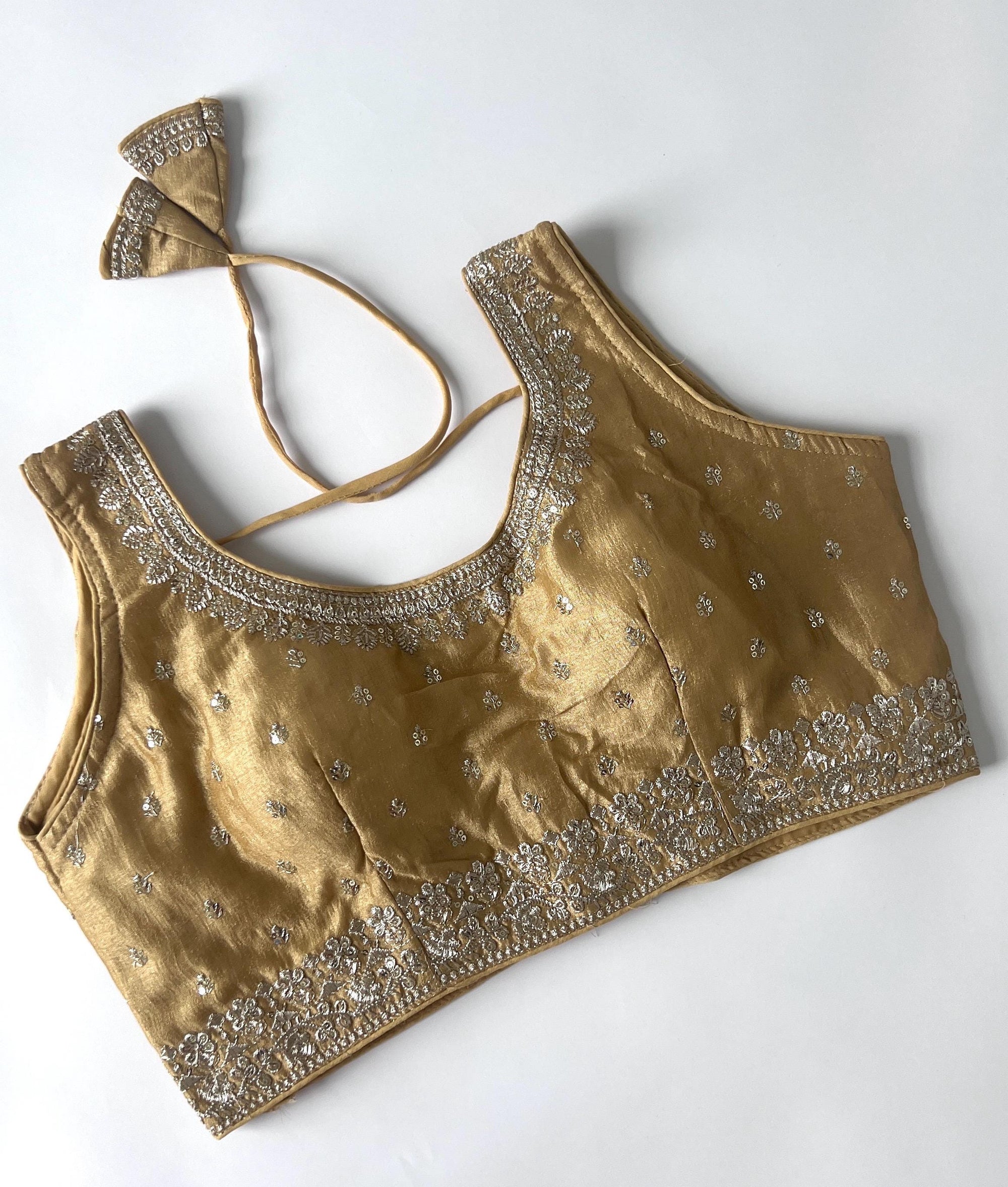 Readymade saree blouse for women, Ethnic partywear & festive blouse for lehenga, skirt and sari, Designer ready to wear blouse for saree