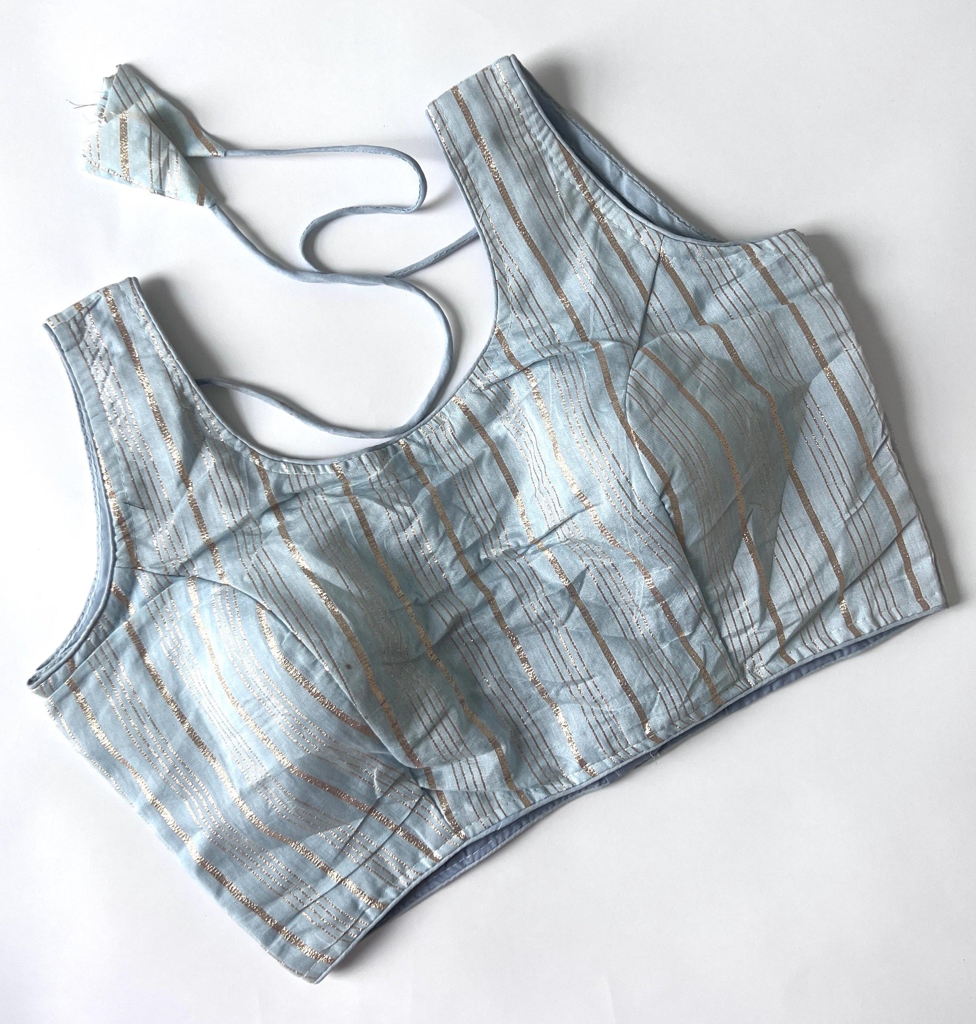 Readymade saree blouse for women Designer Crop Top Choli Indian Ethnic Blouse for Saree, Lehenga & Partywear size 38 inches