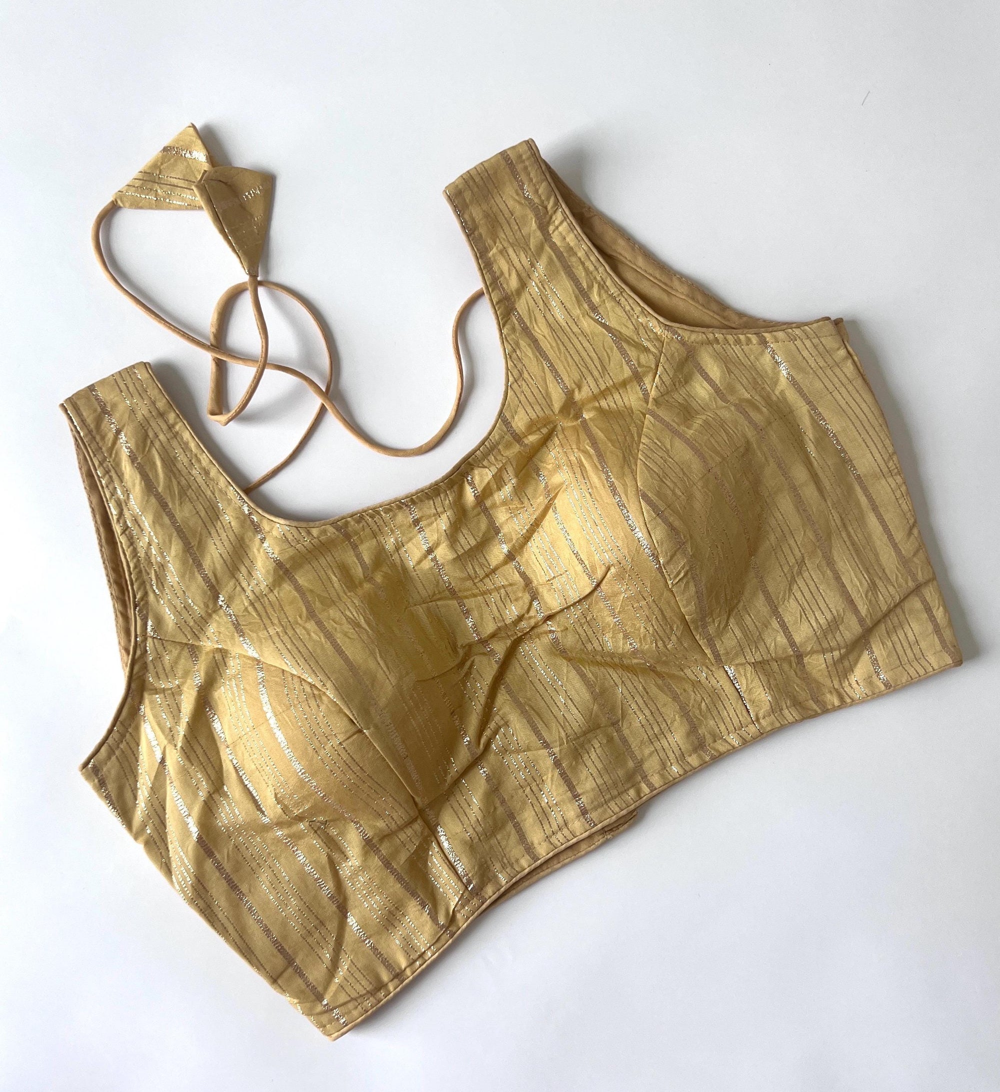 Readymade saree blouse for women Designer Crop Top Choli Indian Ethnic Blouse for Saree, Lehenga & Partywear size 38 inches