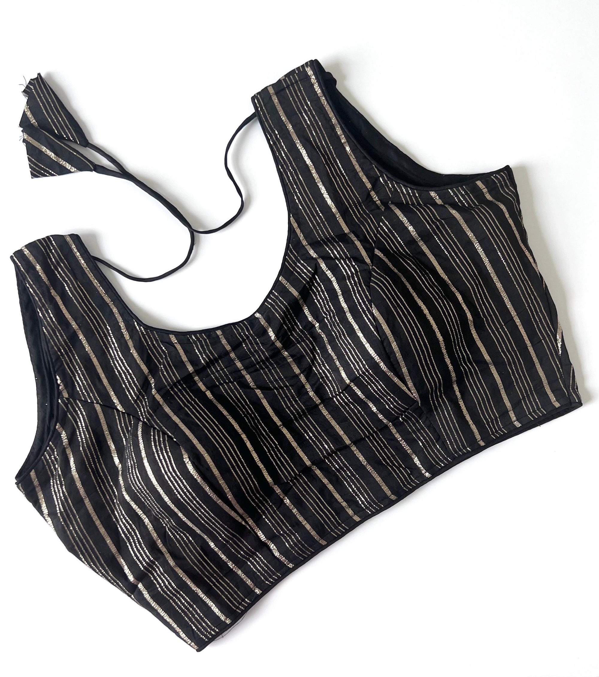 Readymade saree blouse for women Designer Crop Top Choli Indian Ethnic Blouse for Saree, Lehenga & Partywear size 38 inches