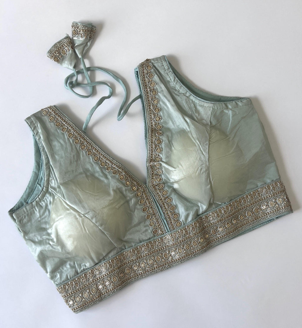 Readymade Saree Blouse for women's, Ready to wear Indian Top, Festive Wedding Wear Diwali