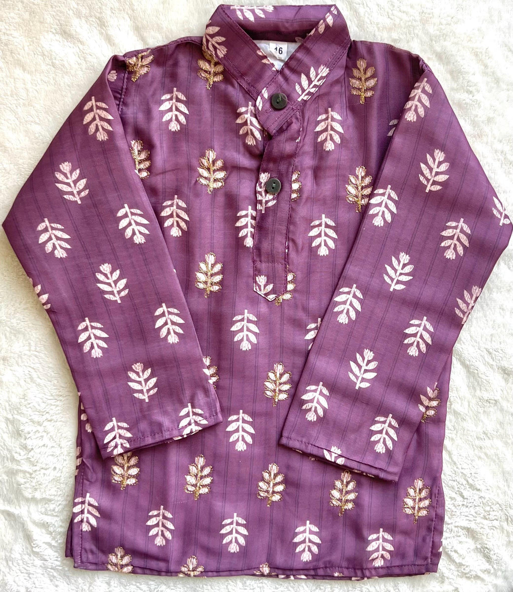 Chanderi Cotton kurta pajama set Kids Indian ethnic wear Boys Traditional Indian Attire for festivals