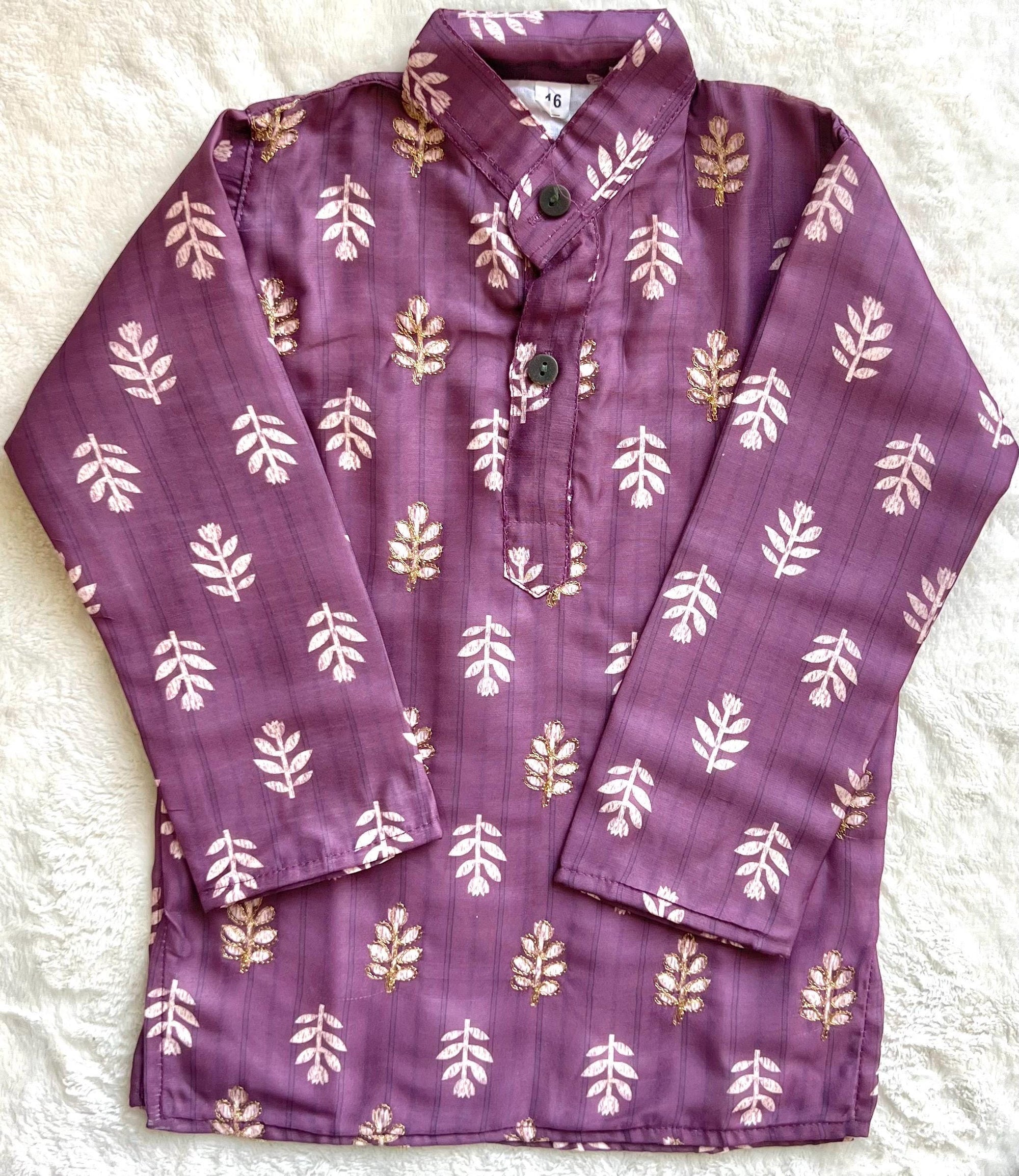 Chanderi Cotton kurta pajama set Kids Indian ethnic wear Boys Traditional Indian Attire for festivals