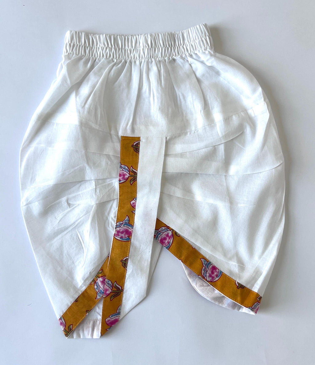 Boys' Cotton Dhoti Kurta Set, Indian Festive Outfit