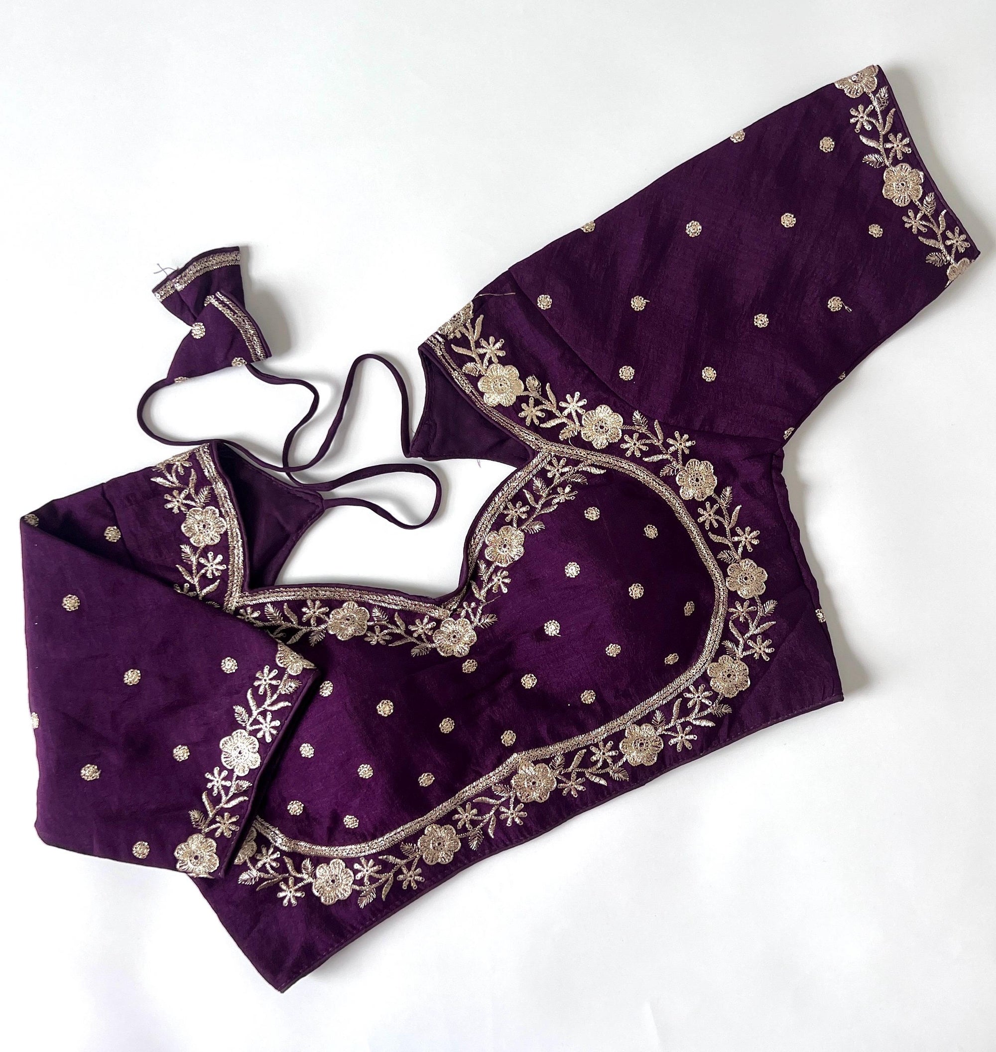 Readymade saree Blouse Indian Ethnic choli top for saree and lehenga, Pre stitched blouses for women, Ready to wear Saree Blouse