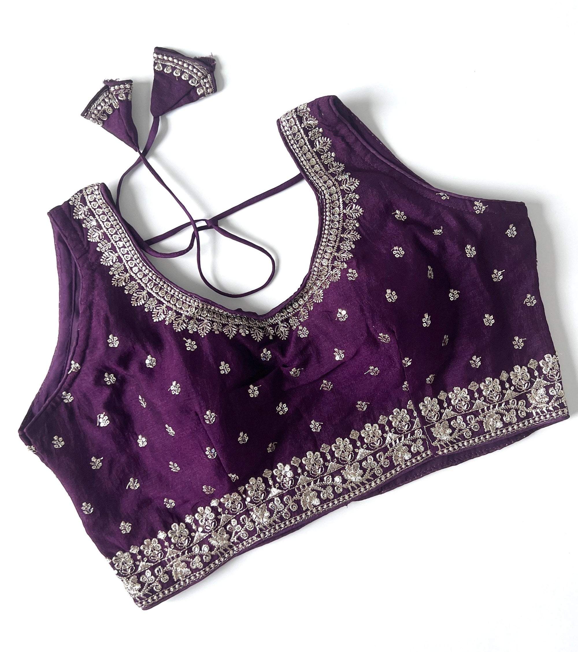 Readymade saree blouse for women, Ethnic partywear & festive blouse for lehenga, skirt and sari, Designer ready to wear blouse for saree