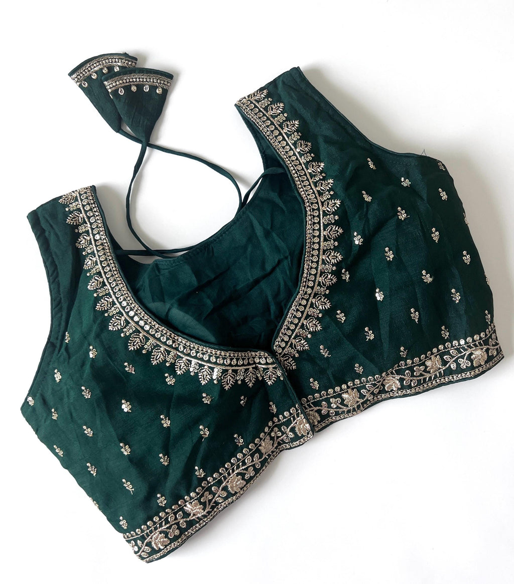 Readymade saree blouse for women, Ethnic partywear & festive blouse for lehenga, skirt and sari, Designer ready to wear blouse for saree