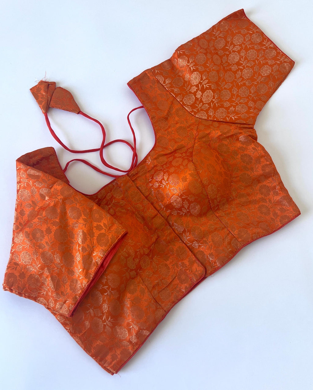 Readymade Silk Saree Blouse, Indian Partywear, Fits 38 inch Bust