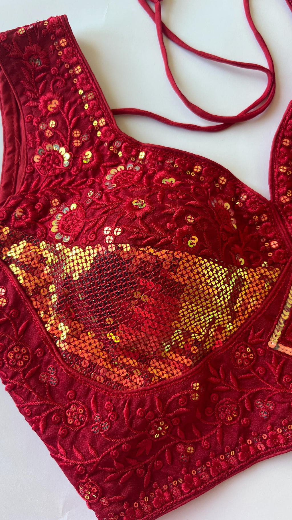Designer Saree Blouse, Sequence Work, Party Wear, Fits 38-42