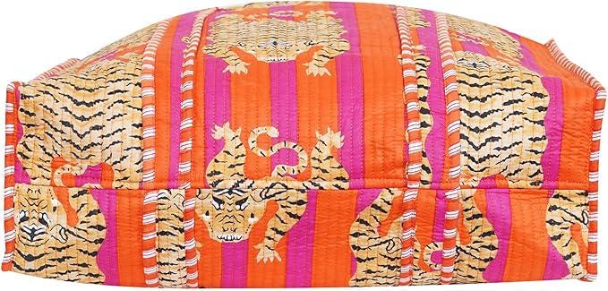 Handmade Quilted Cotton Tote Bag, Boho Shoulder Bag, Christmas Gift