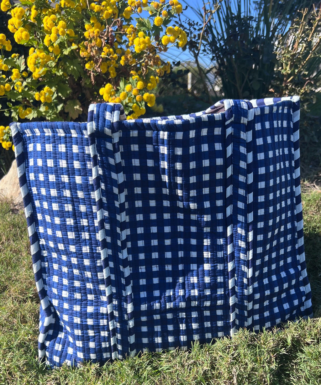 Handmade Quilted Cotton Tote Bag, Boho Shoulder Bag, Christmas Gift